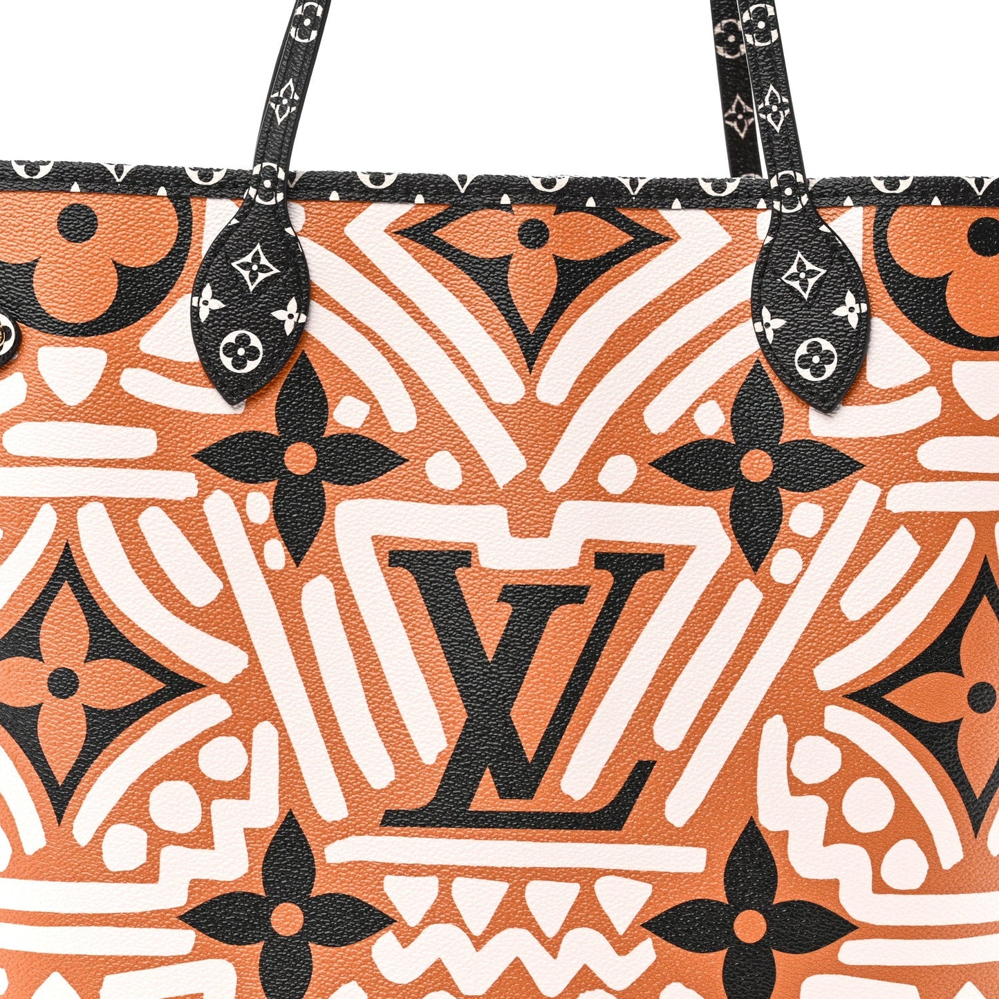 Monogram Giant Crafty Neverfull MM Creme Caramel
