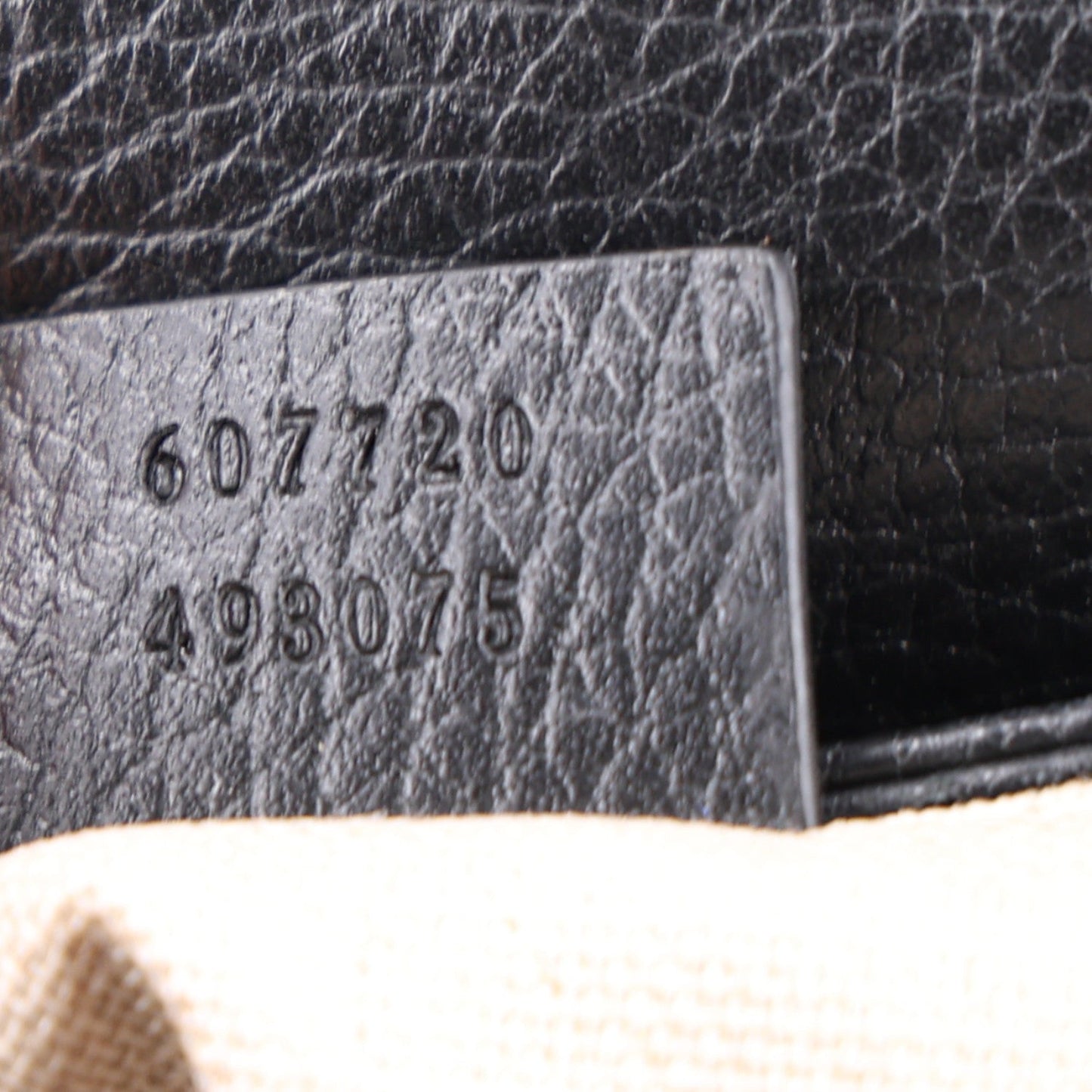 Dollar Calfskin Interlocking G Crossbody Bag Black