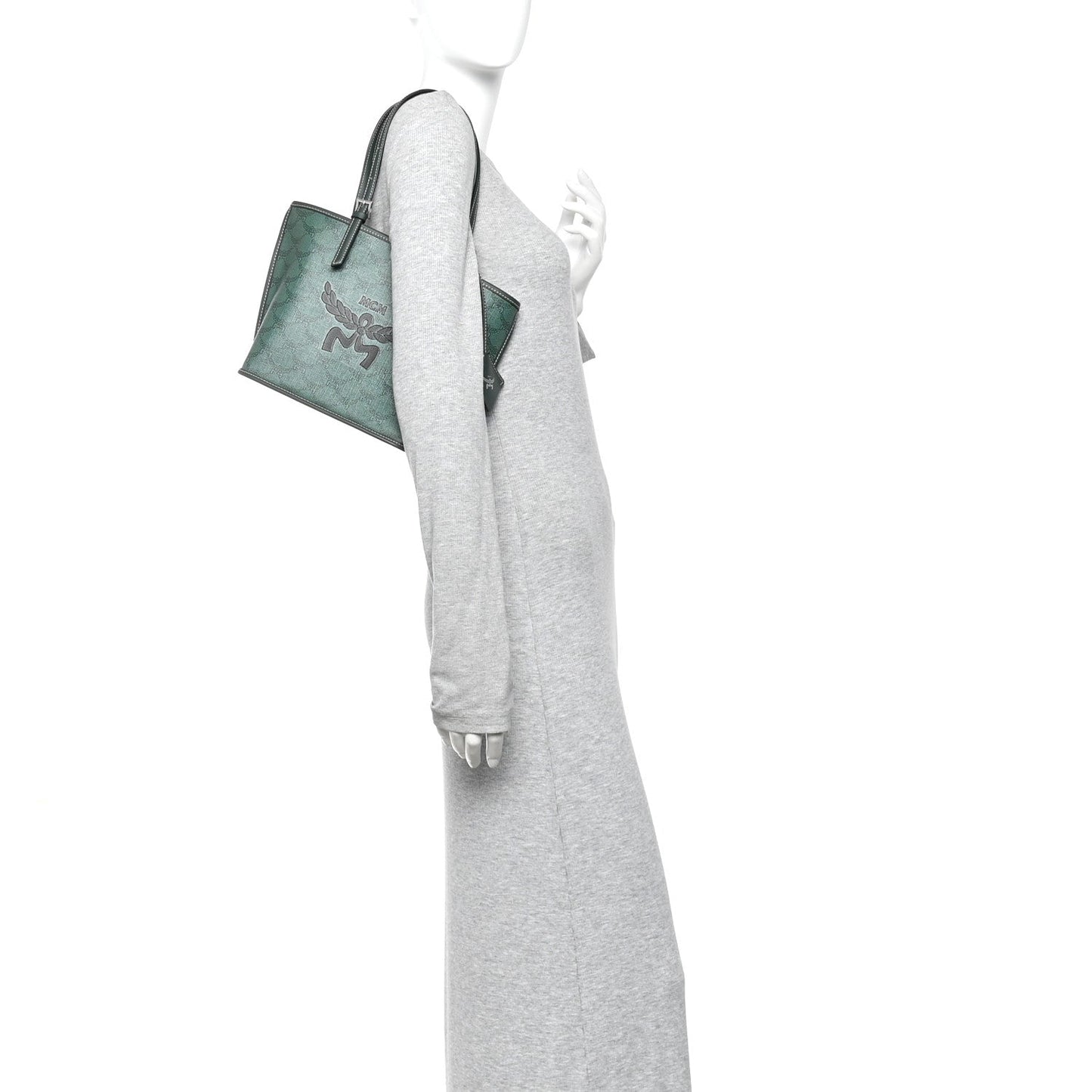 Lauretos Nappa MIni Himmel Shopper Tote Forest Green