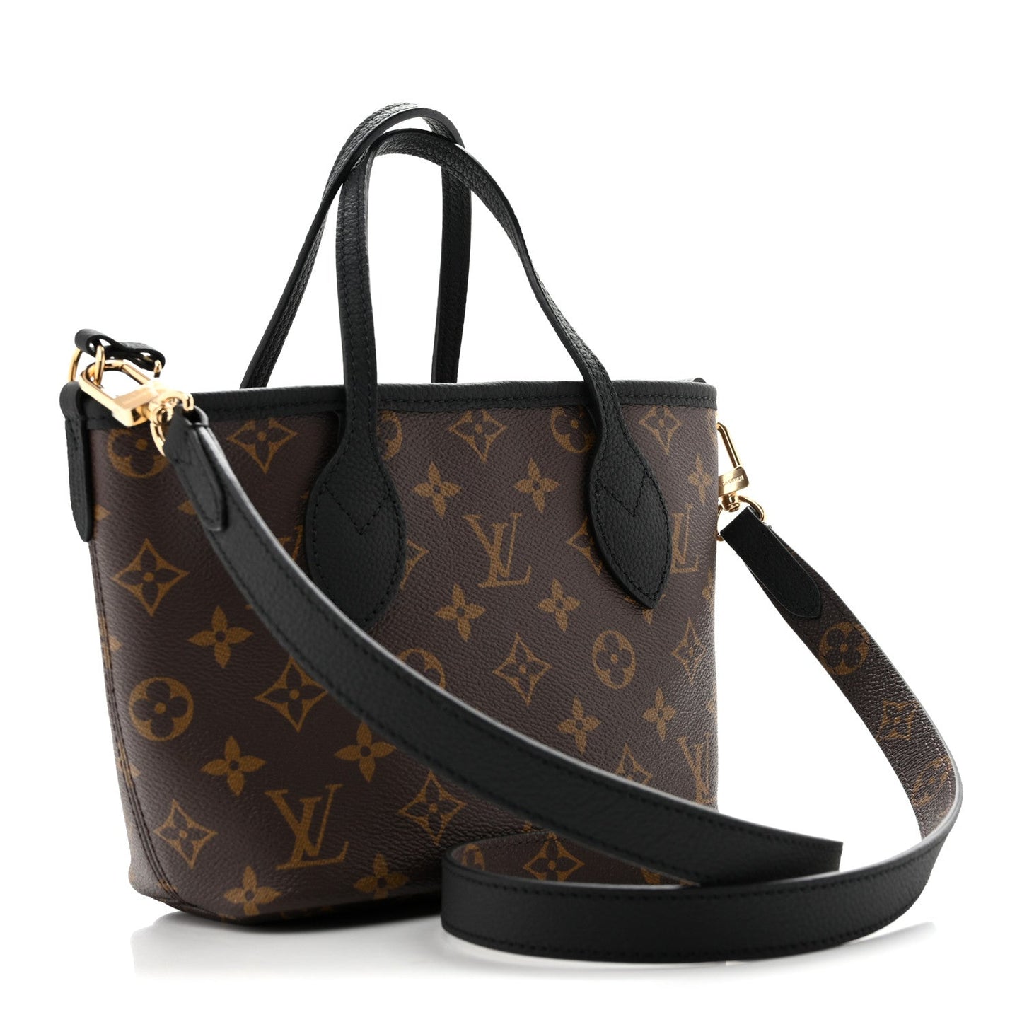 Monogram Neverfull Inside Out Bandouliere BB Black