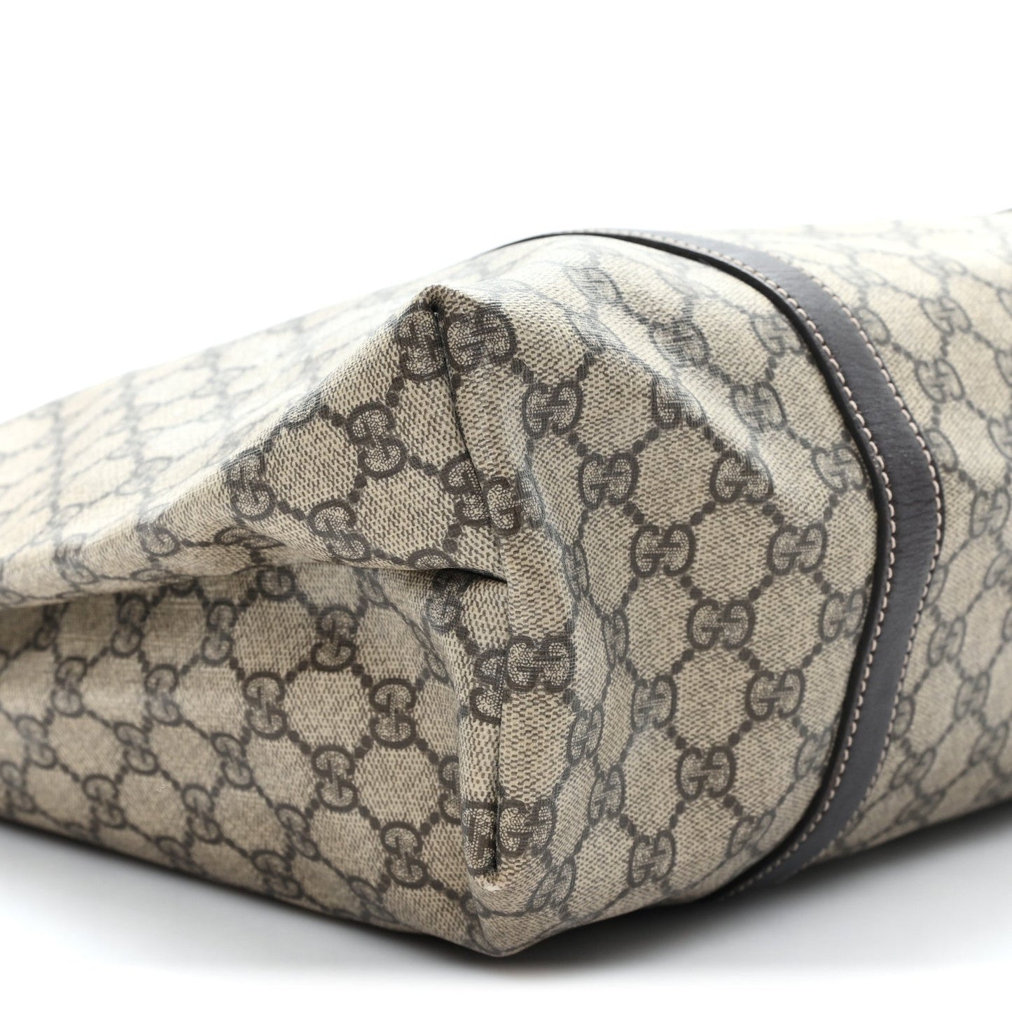 GG Plus Monogram Joy Vertical Tote Dark Brown