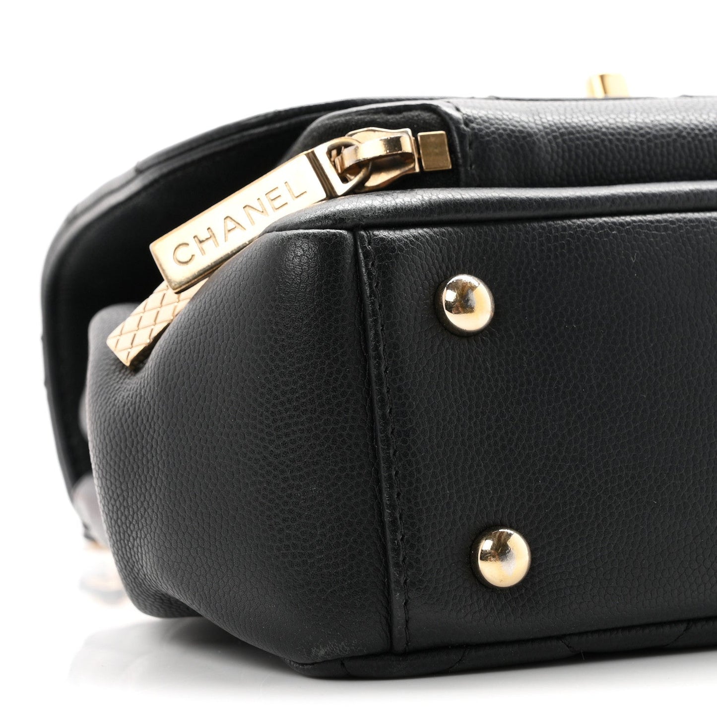 Caviar Quilted Small Business Affinity Flap Black