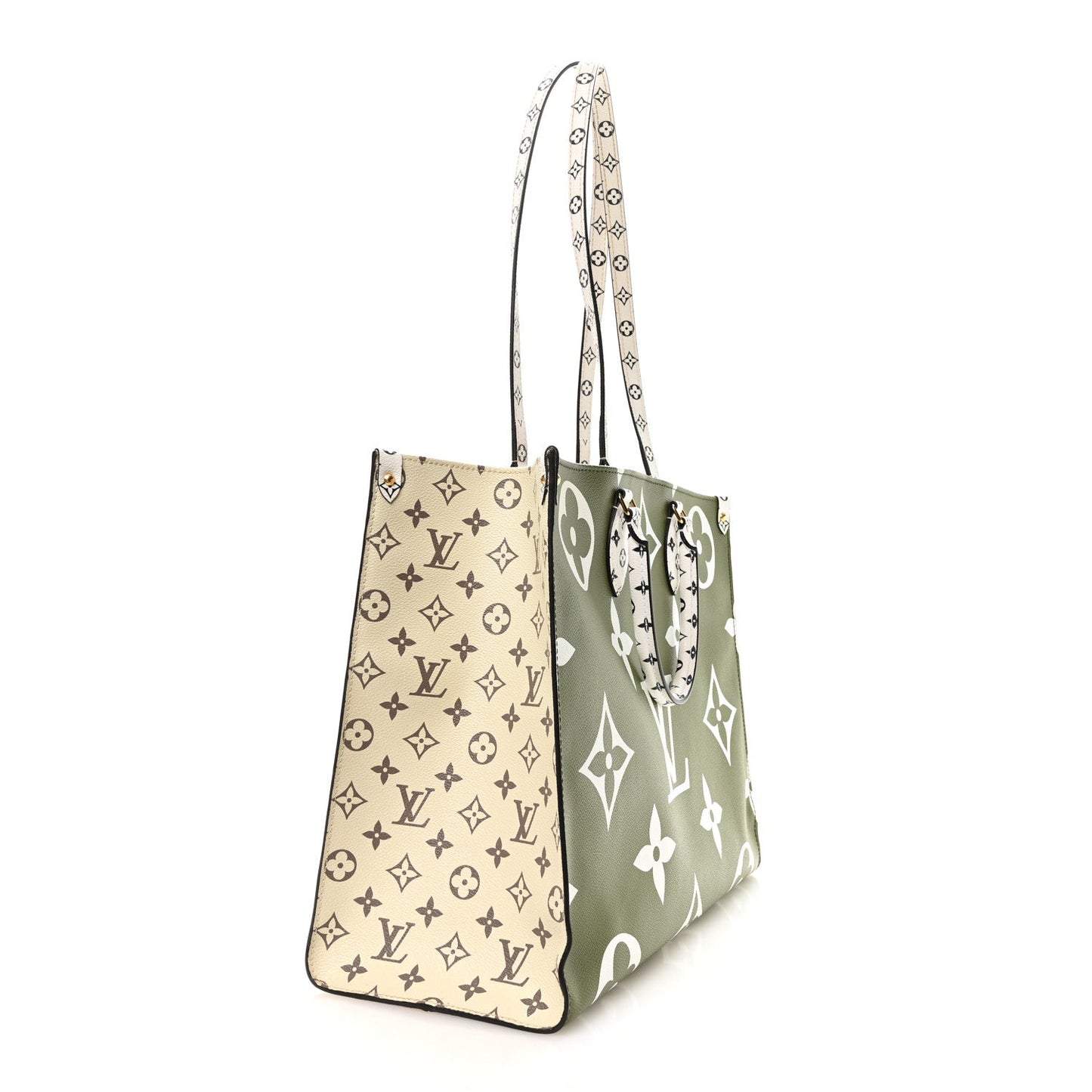 Monogram Giant Onthego GM Kaki Beige
