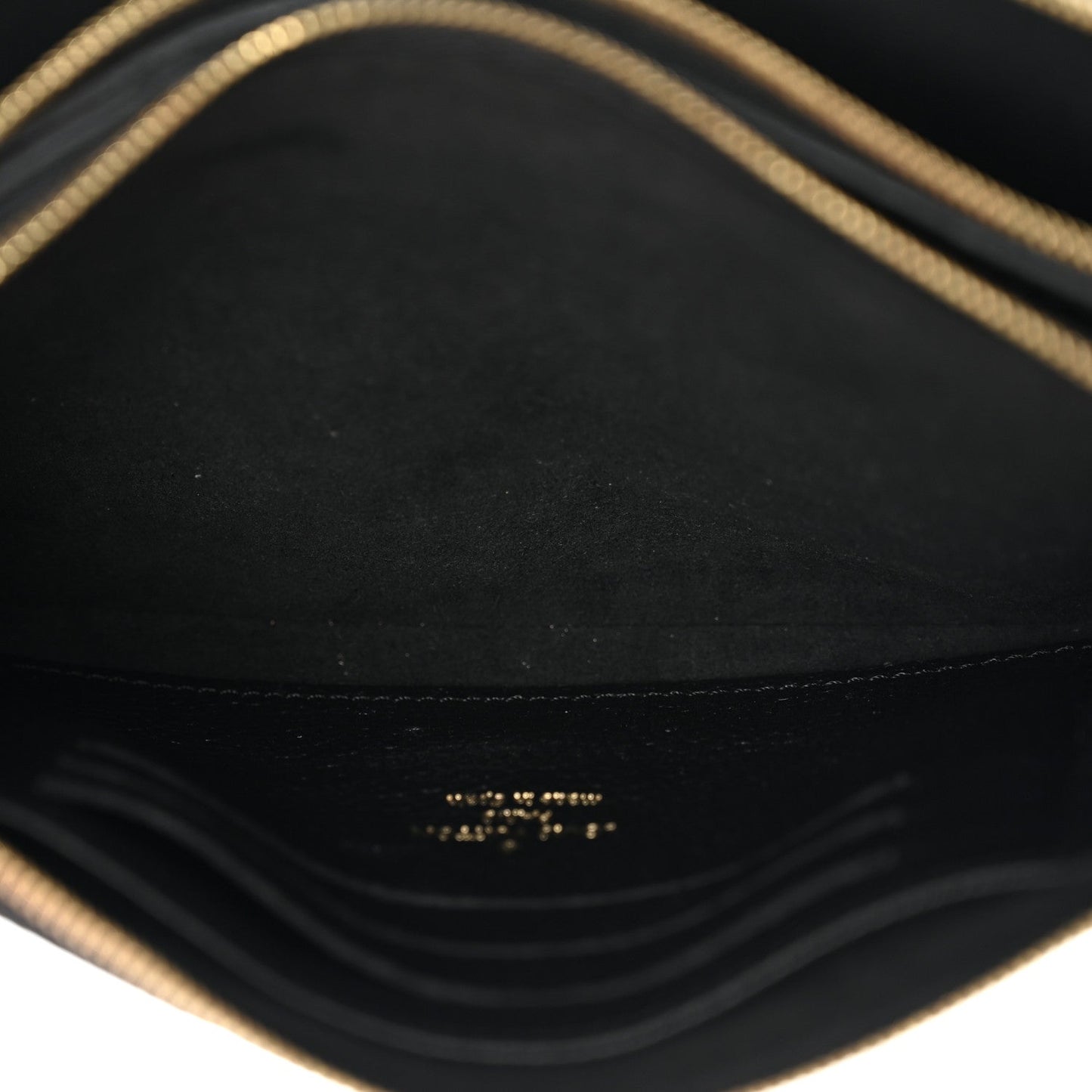 Empreinte Double Zip Pochette Black