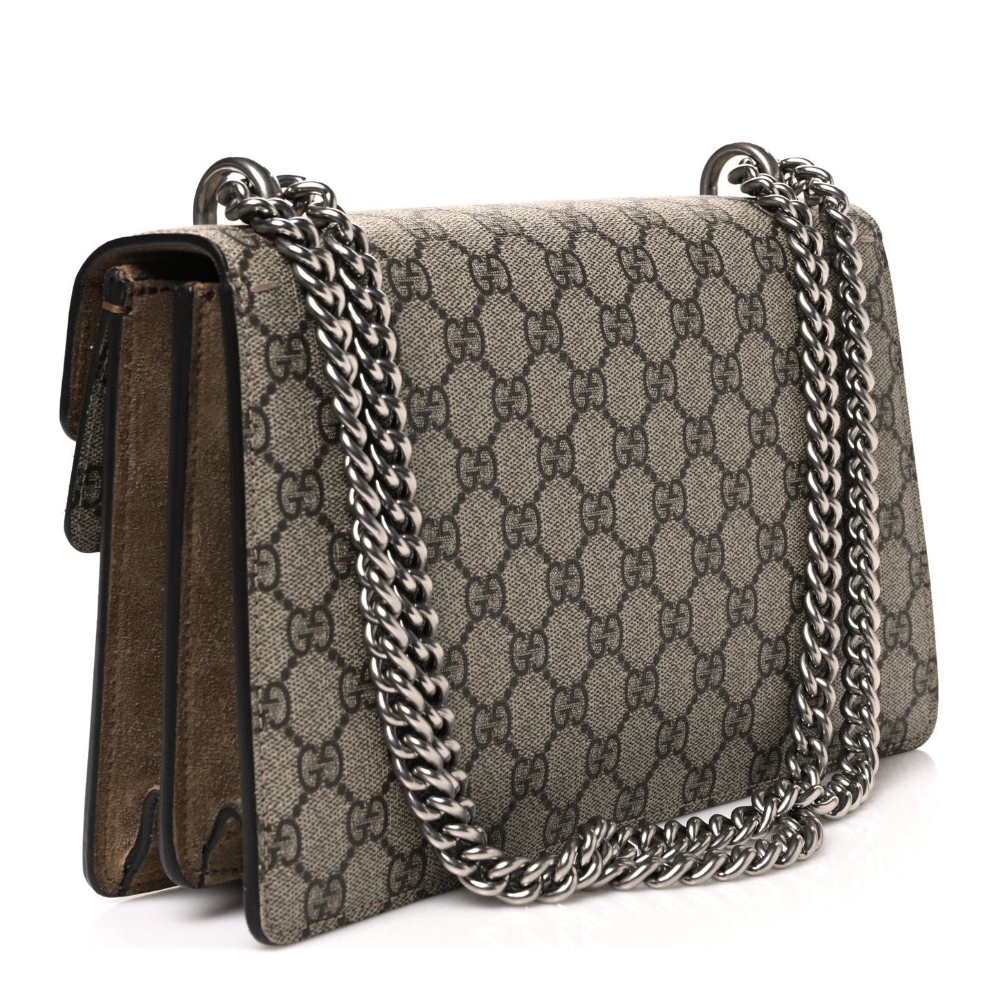 GG Supreme Monogram Small Dionysus Shoulder Bag Taupe