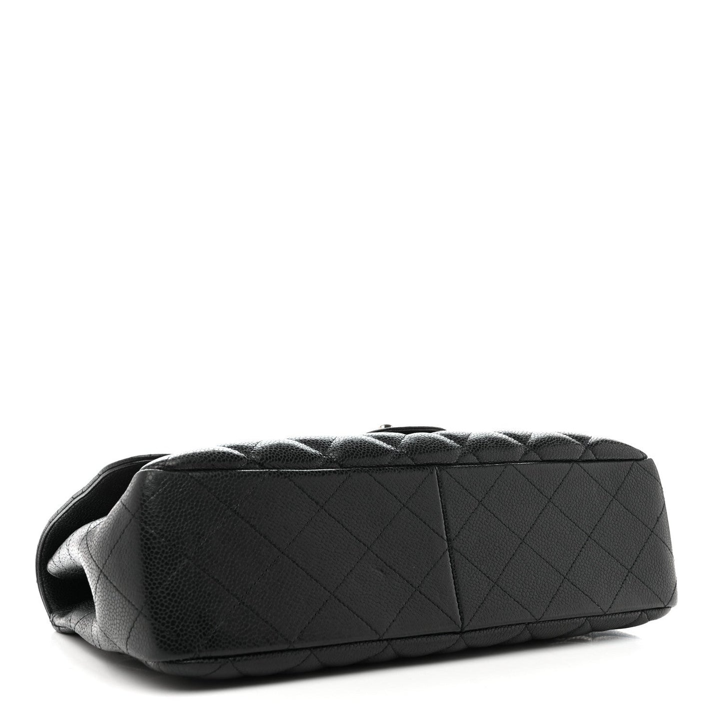 Caviar Quilted Jumbo Single Flap Black