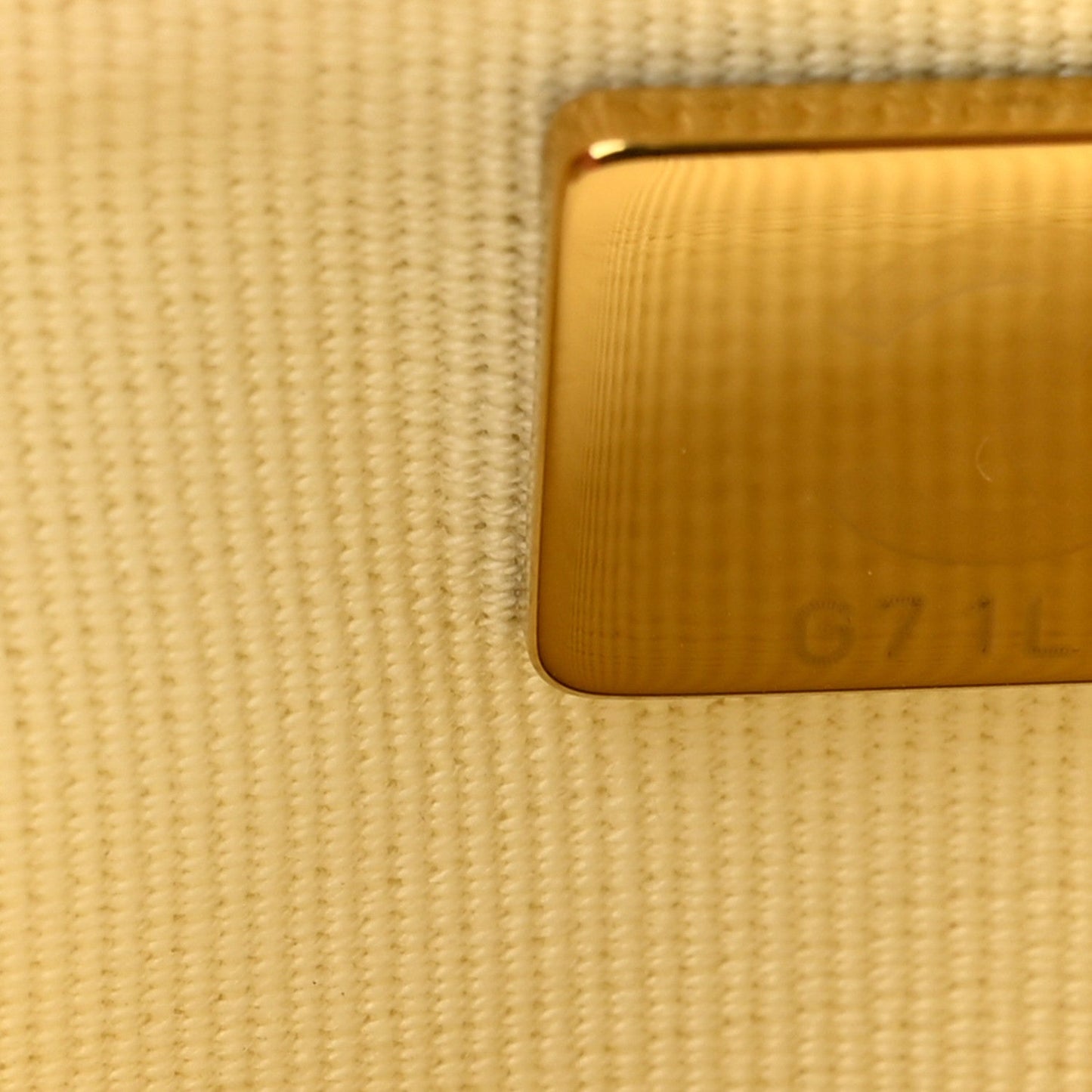 Caviar Quilted CC Turn Lock Wallet On Chain WOC Light Yellow