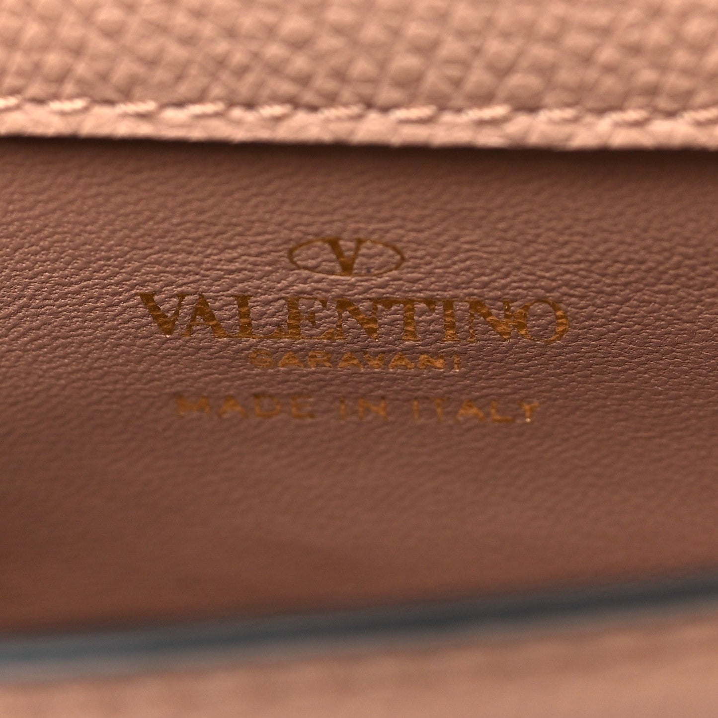 Calfskin Micro VSling Top Handle Bag Rose Cannelle