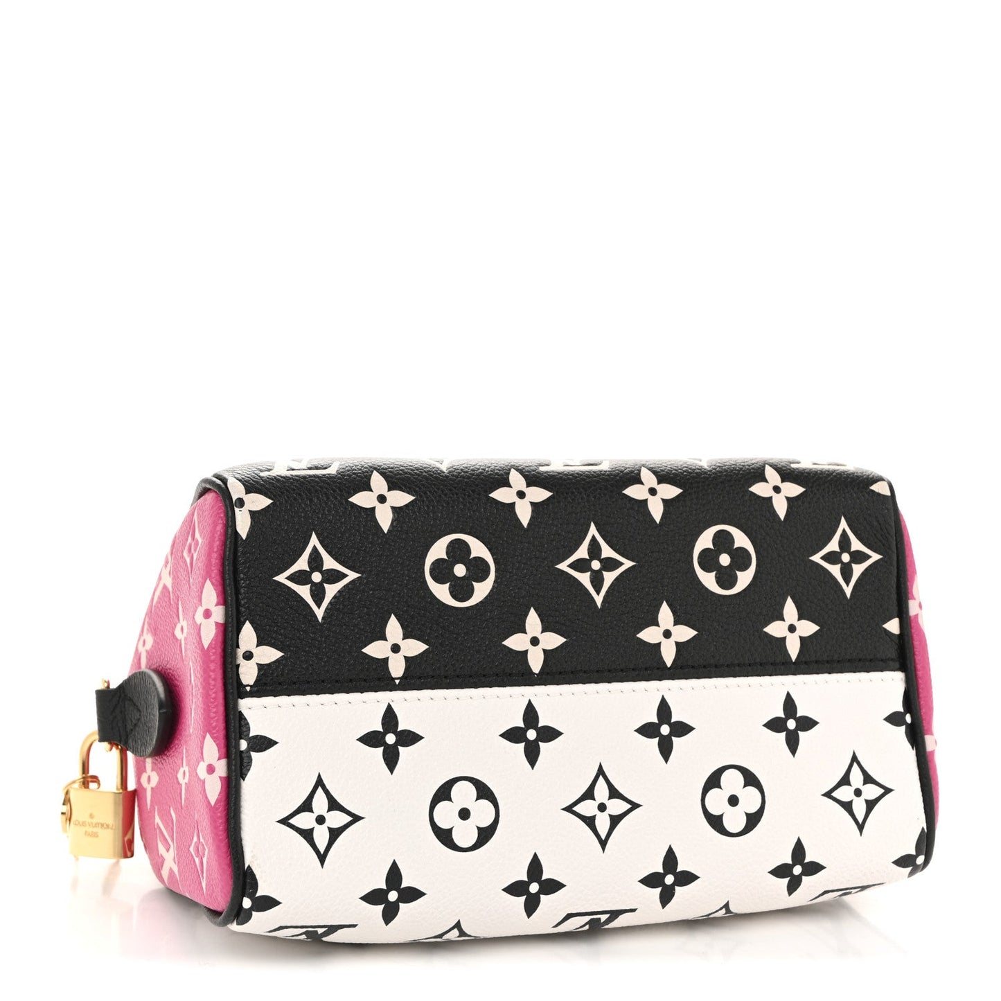Empreinte Monogram Spring in the City Speedy Bandouliere 20 Black White Pink