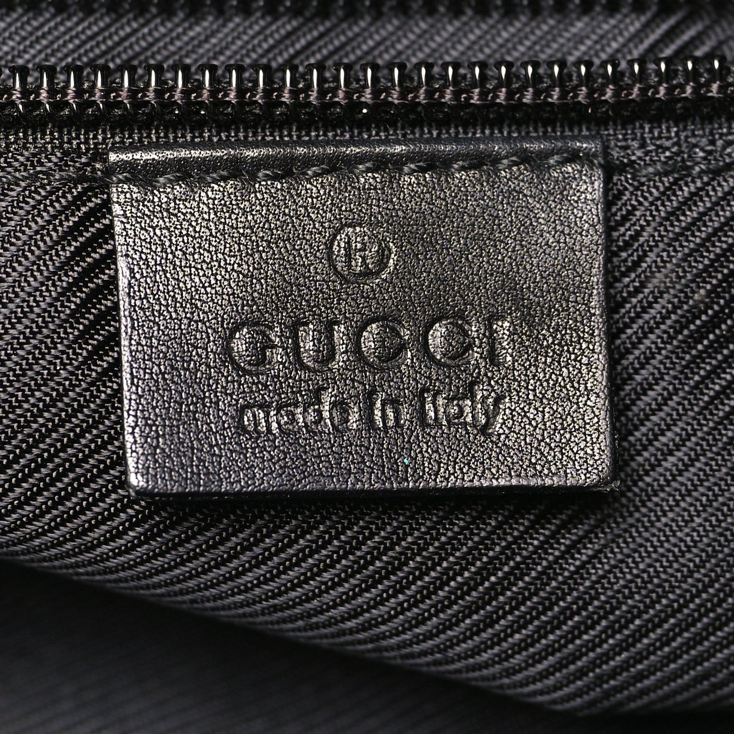 Denim Monogram Tote Bag Black