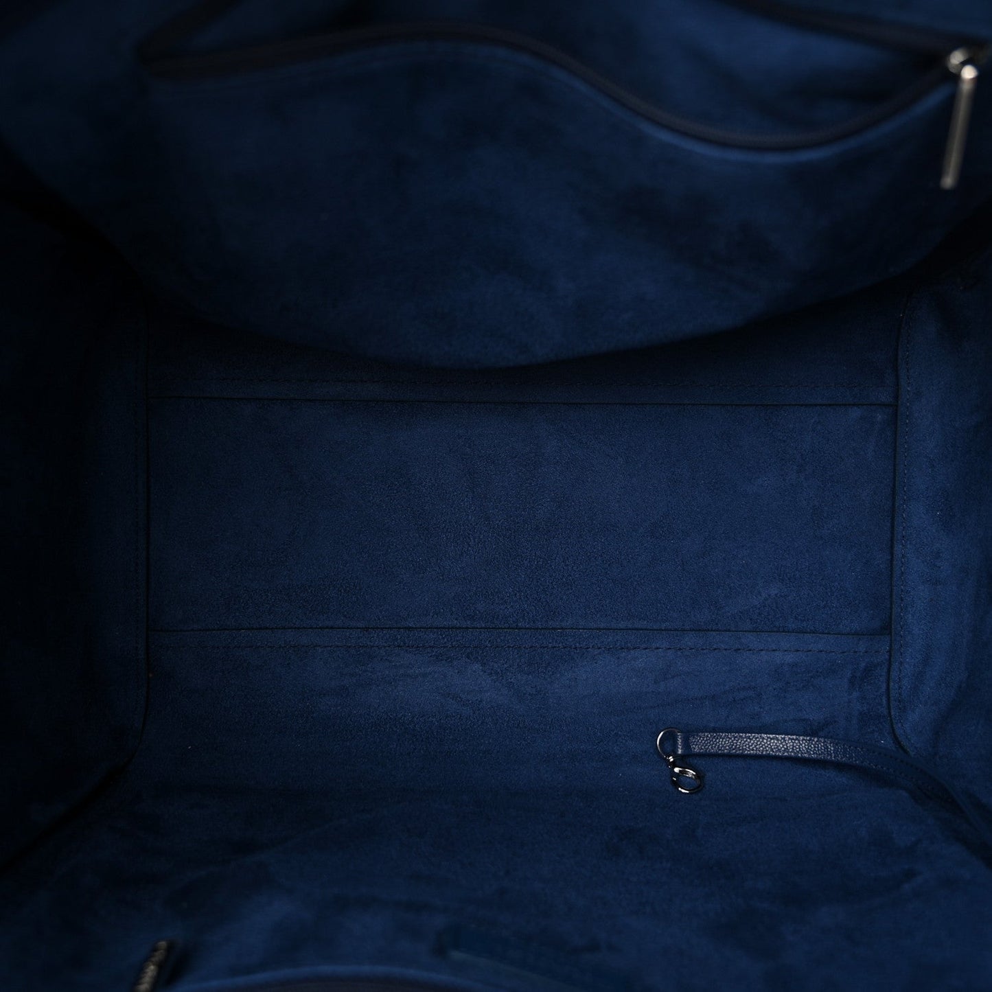 Caviar Medium Studded Deauville Tote Navy