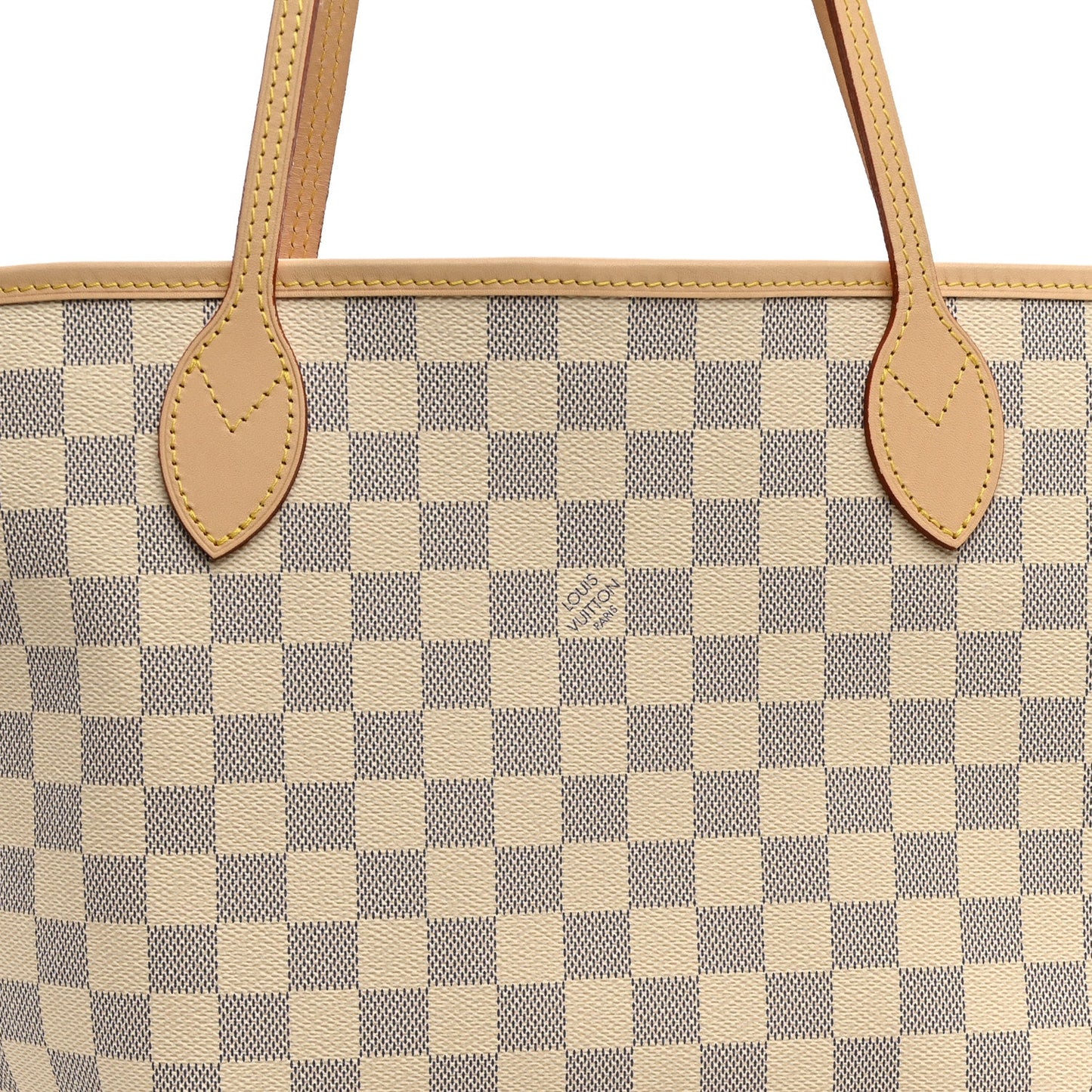 Damier Azur Neo Neverfull MM Rose Ballerine