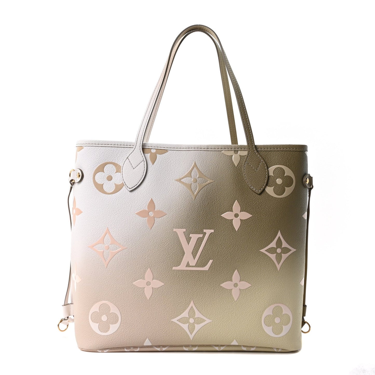 Monogram Giant Spring In The City Neverfull MM Sunset Kaki