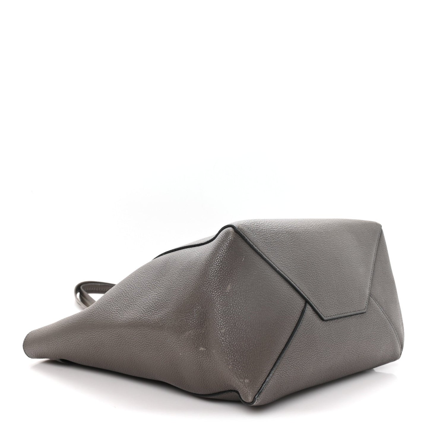 Soft Grained Calfskin Small Belt Cabas Phantom Taupe