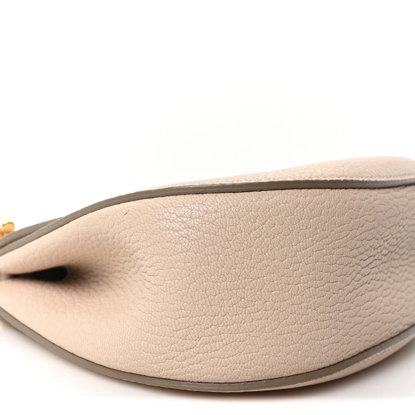 Grained Lambskin Drew Shoulder Bag Abstract White