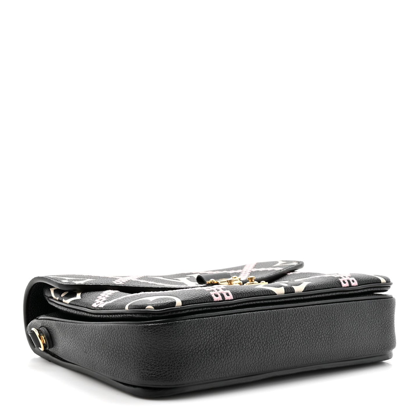 Empreinte Monogram Giant Broderies Pochette Metis Black