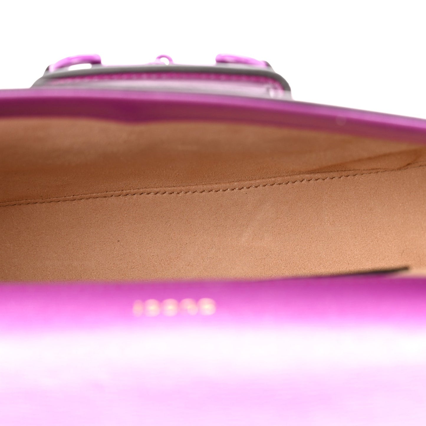 Azalea Calfskin Web Monochrome Small Horsebit 1955 Shoulder Bag  Spicy Cyclamin