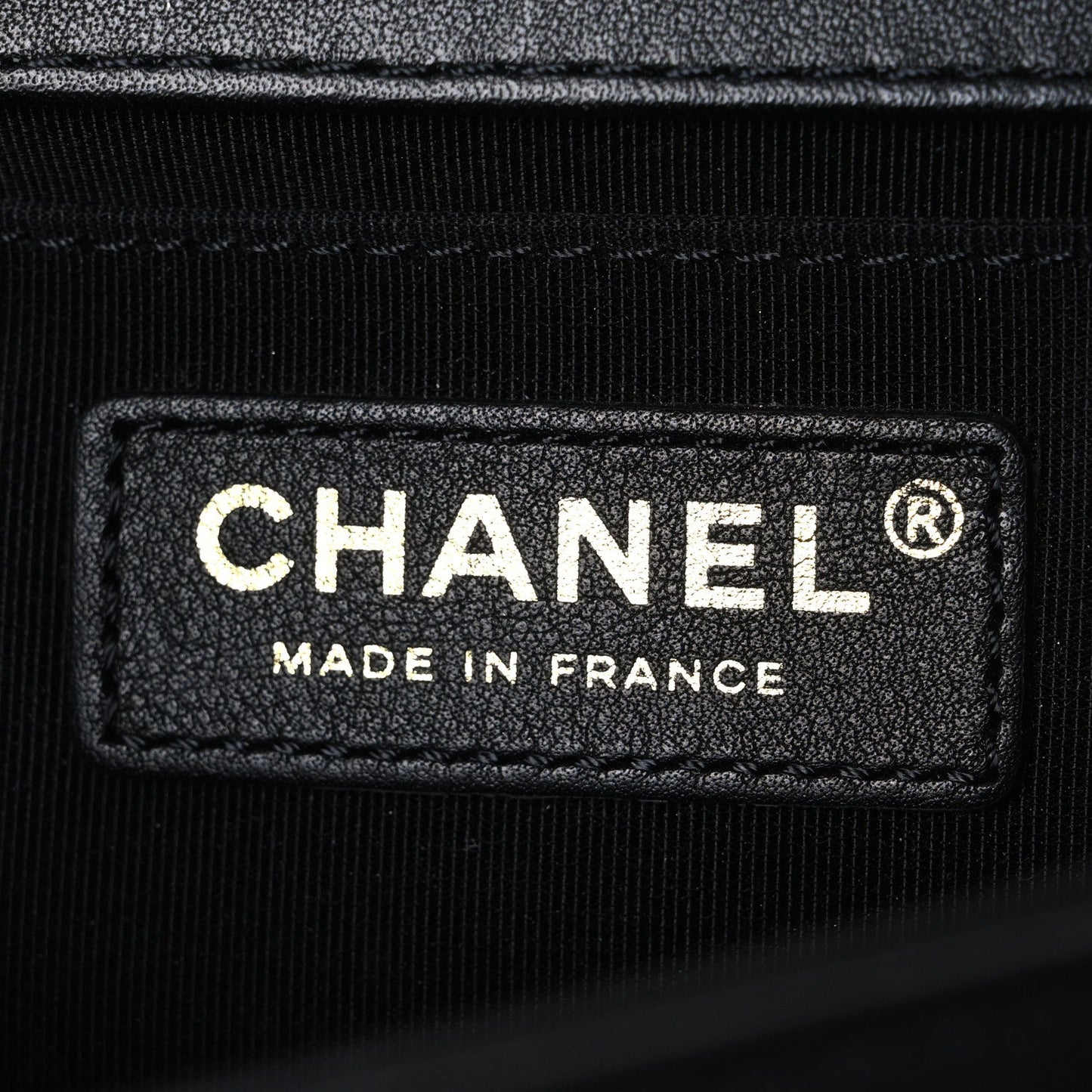 Lambskin Quilted Medium Chain Around Boy Flap Black