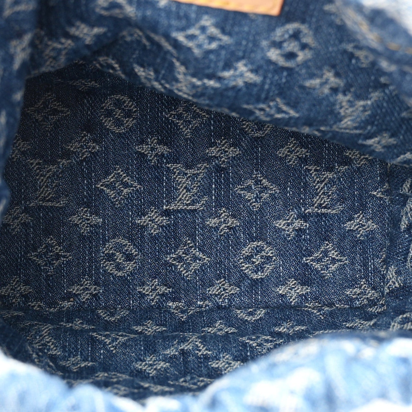 Monogram Denim Nano Noe Blue