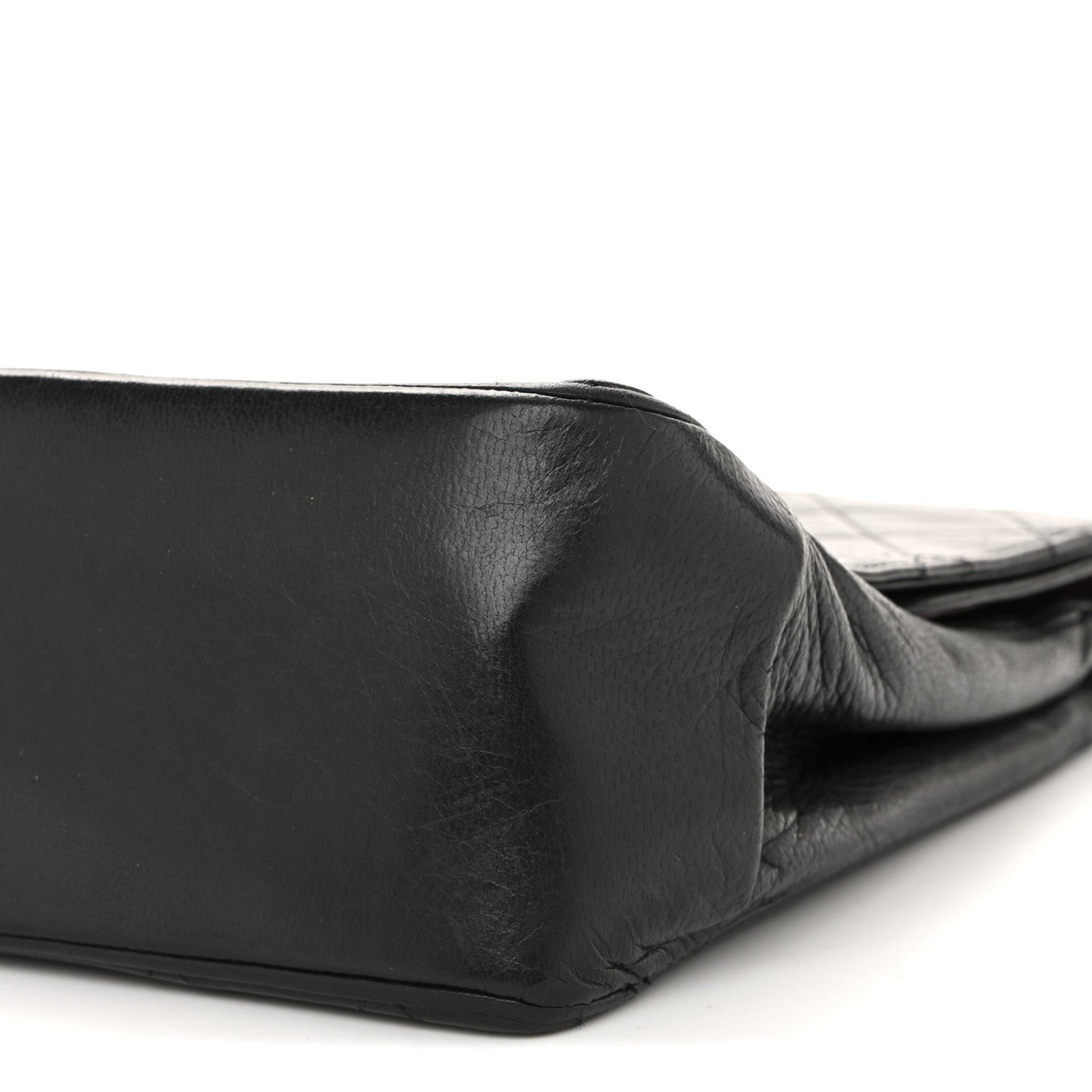 Lambskin Quilted Small Double Flap Black