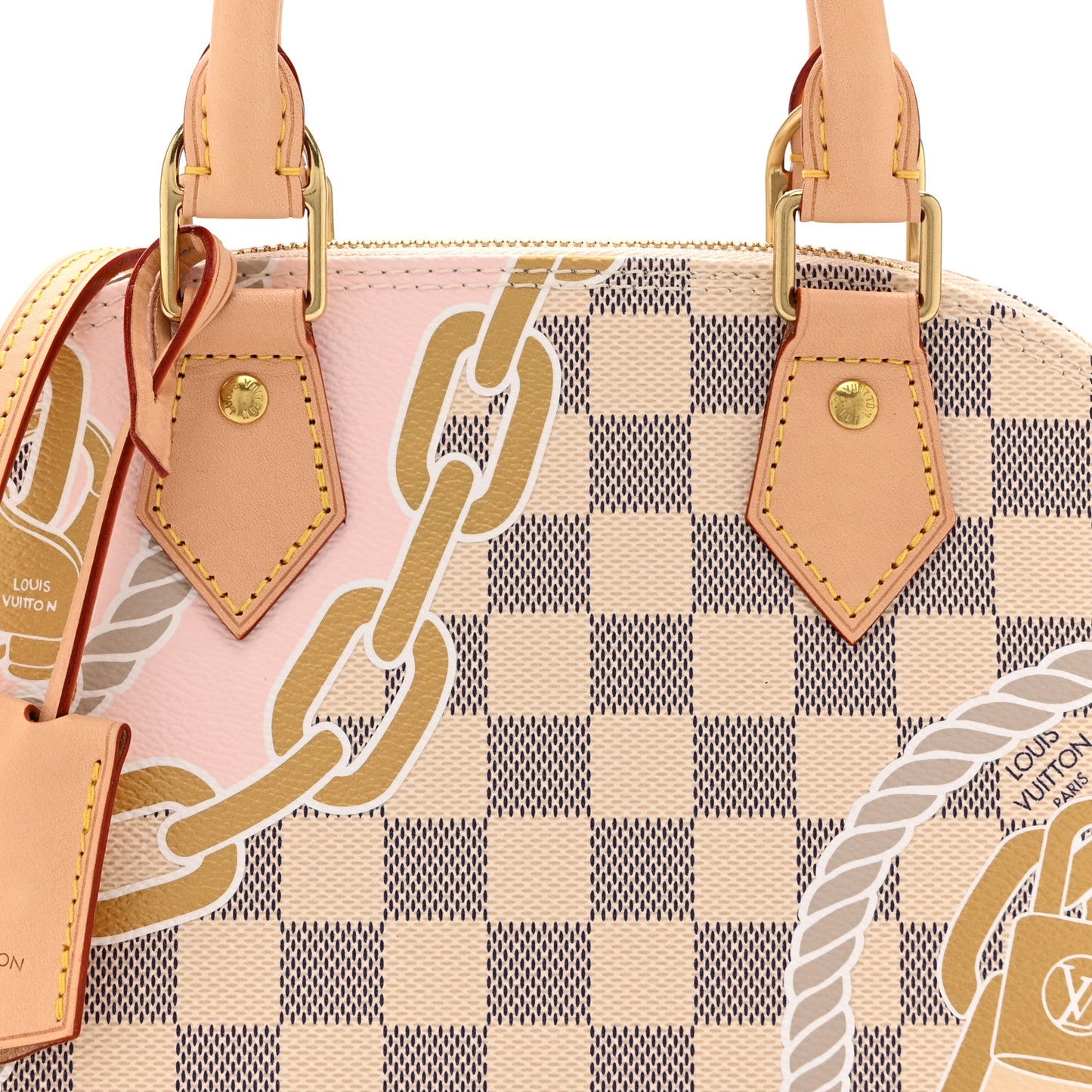 Damier Azur Nautical Alma BB