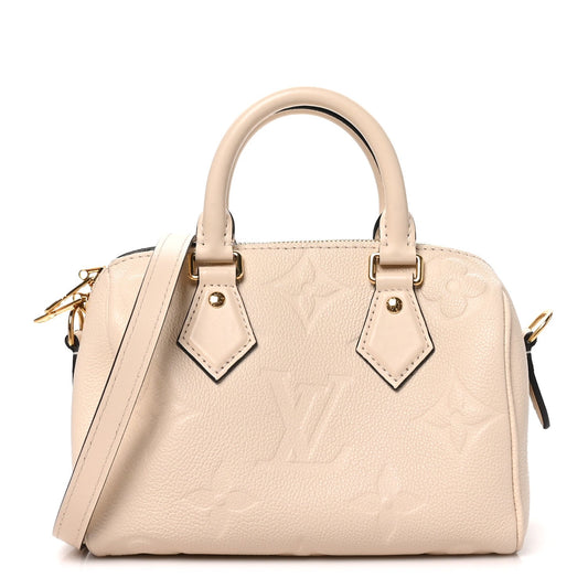 Empreinte Monogram Giant Speedy Bandouliere 20 Creme