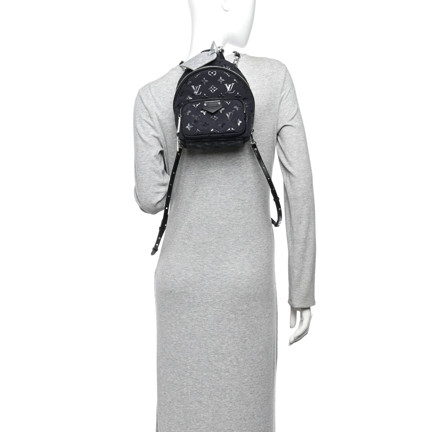 Nylon Monogram Palm Springs Mini Polar Night