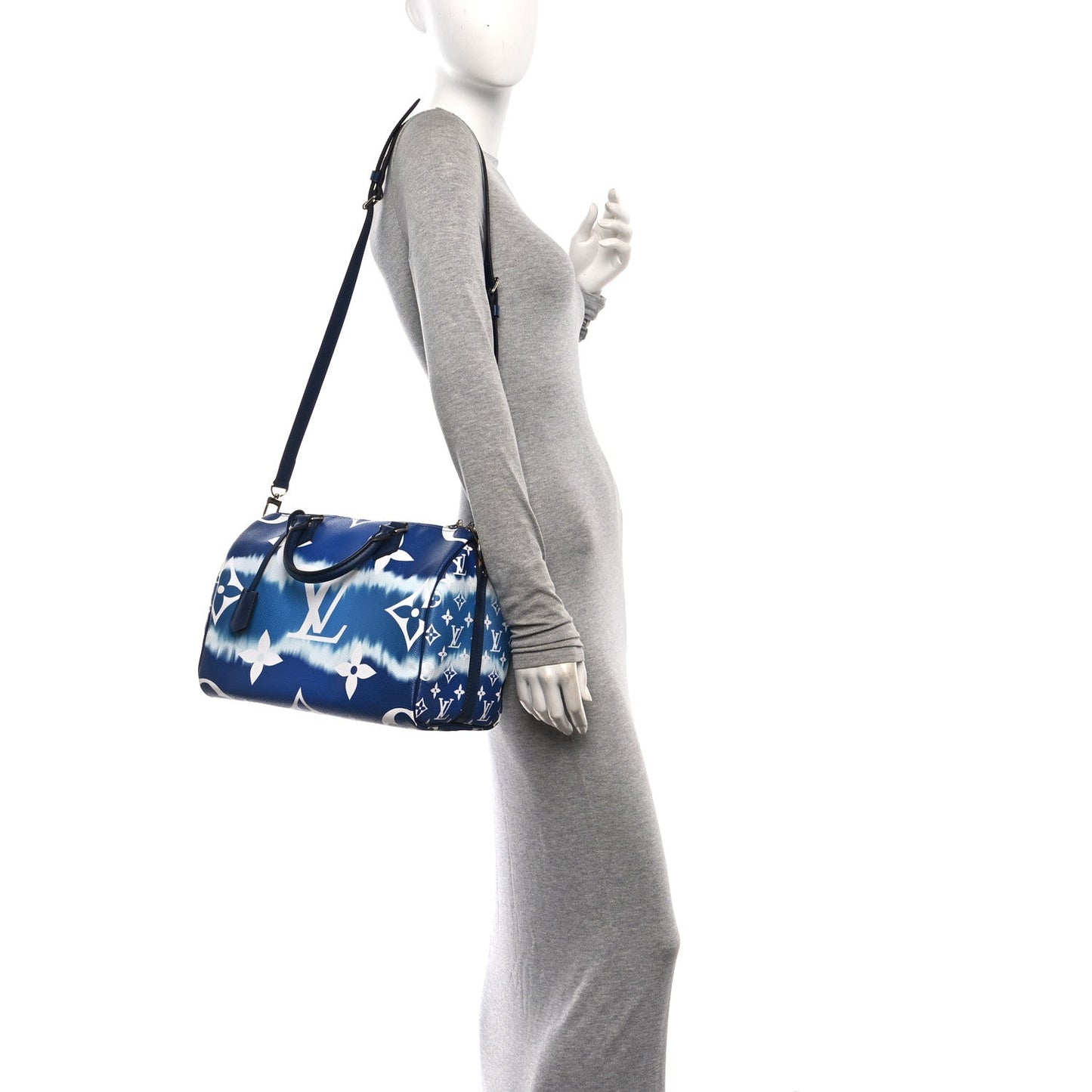 Monogram Escale Speedy Bandouliere 30 Blue