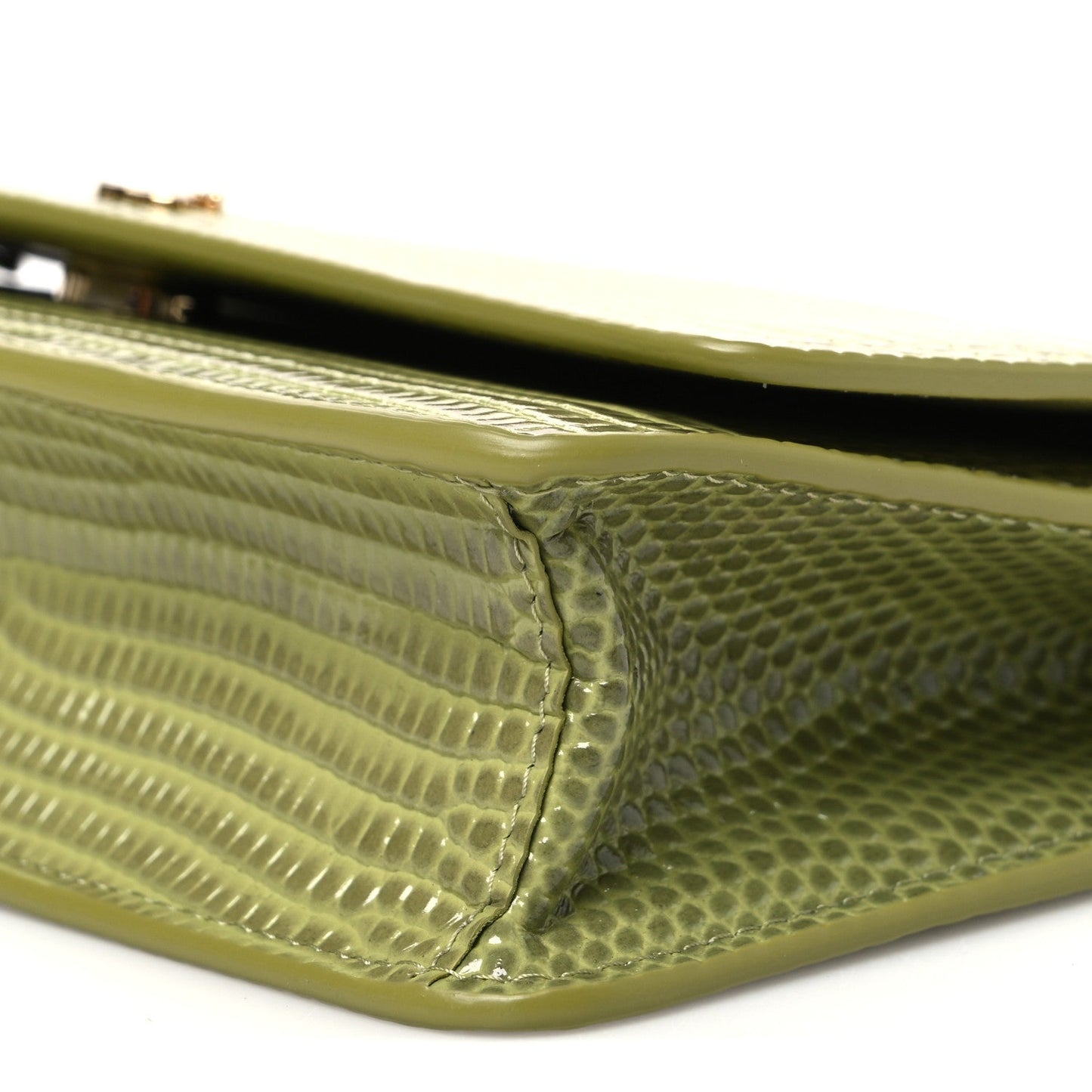 Shiny Lizard Wallet on Chain WOC Green