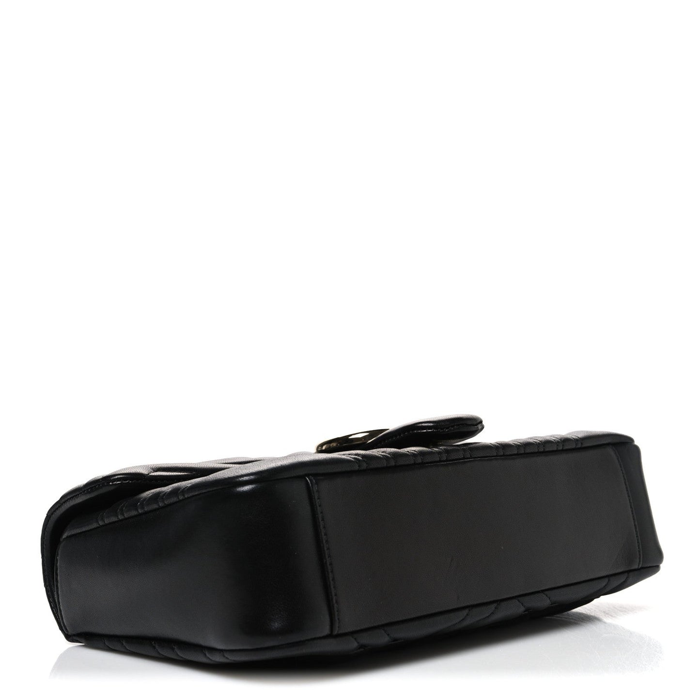 Lambskin Matelasse Large GG Marmont Shoulder Bag Black