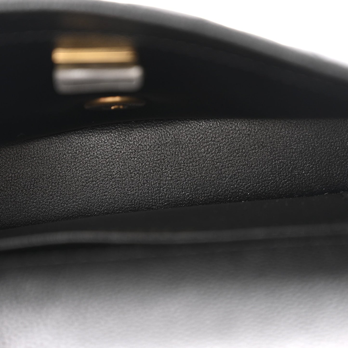 Caviar Quilted Mini Sweetheart Rectangular Flap Black