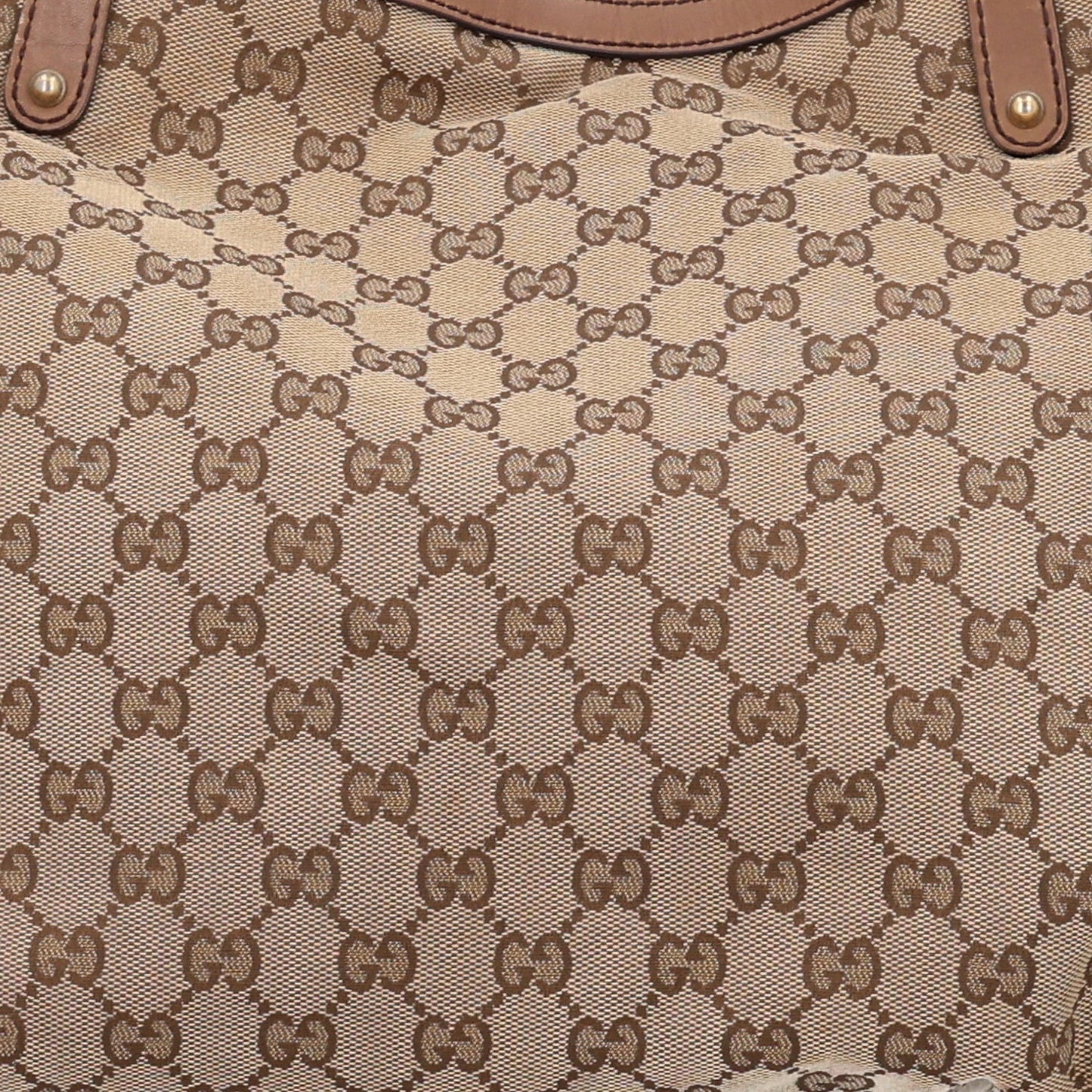 Monogram Large Craft Tote Light Brown