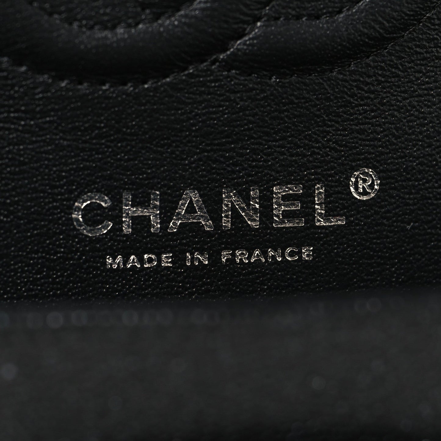 Iridescent Caviar Quilted Small Double Flap Black