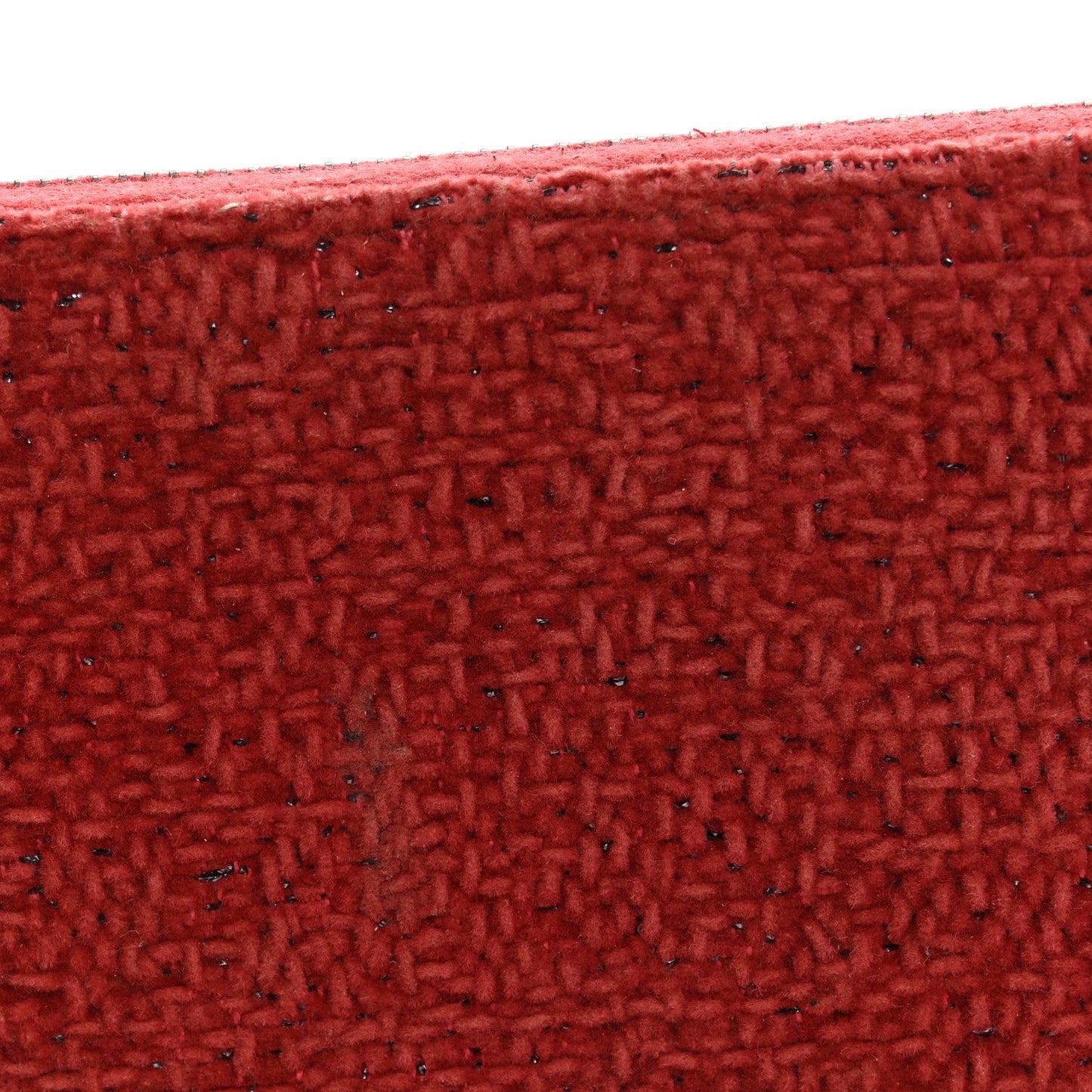 Lurex Boucle Deauville Medium Zip Around Wallet Red