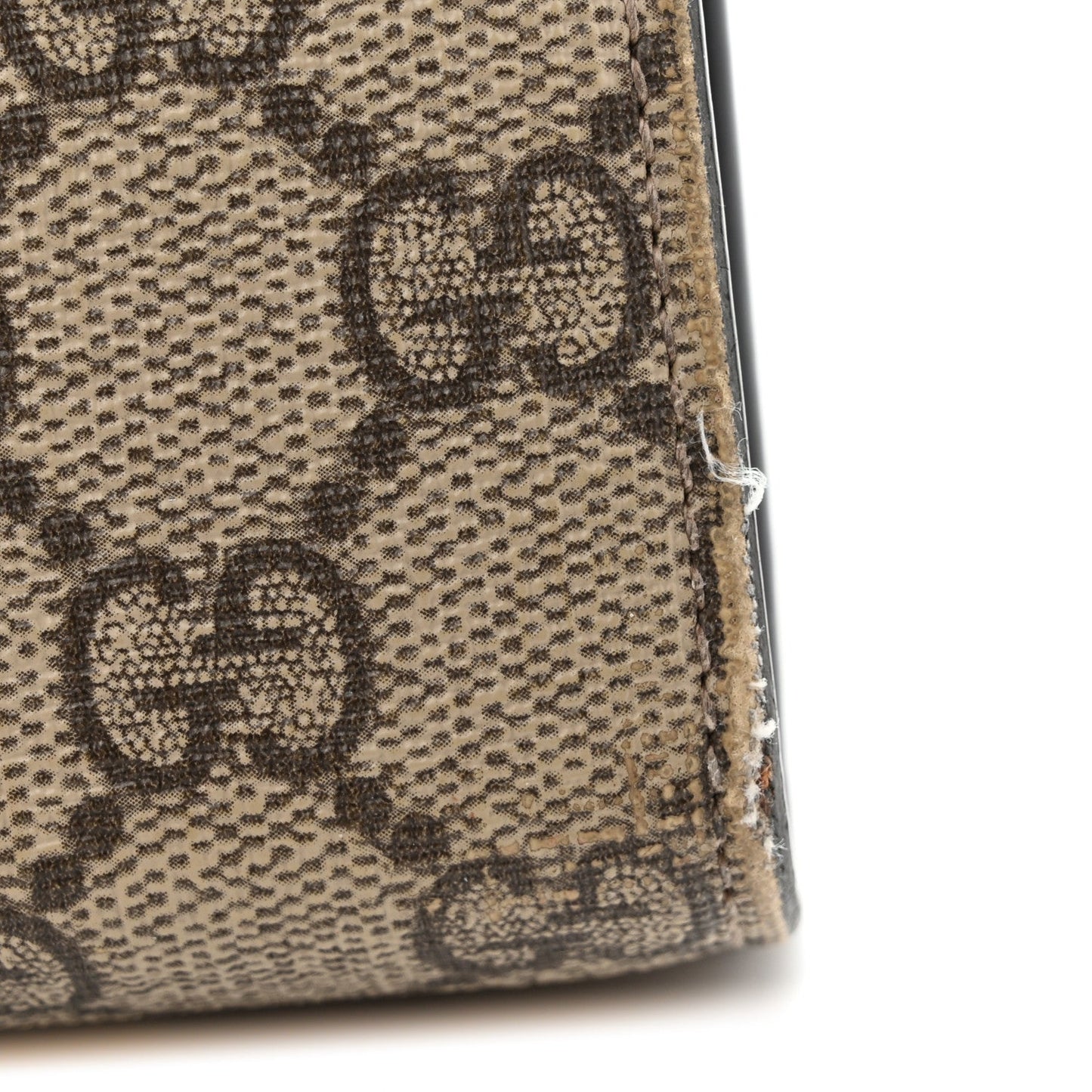 GG Supreme Monogram Mini Dionysus Chain Wallet Beige Black