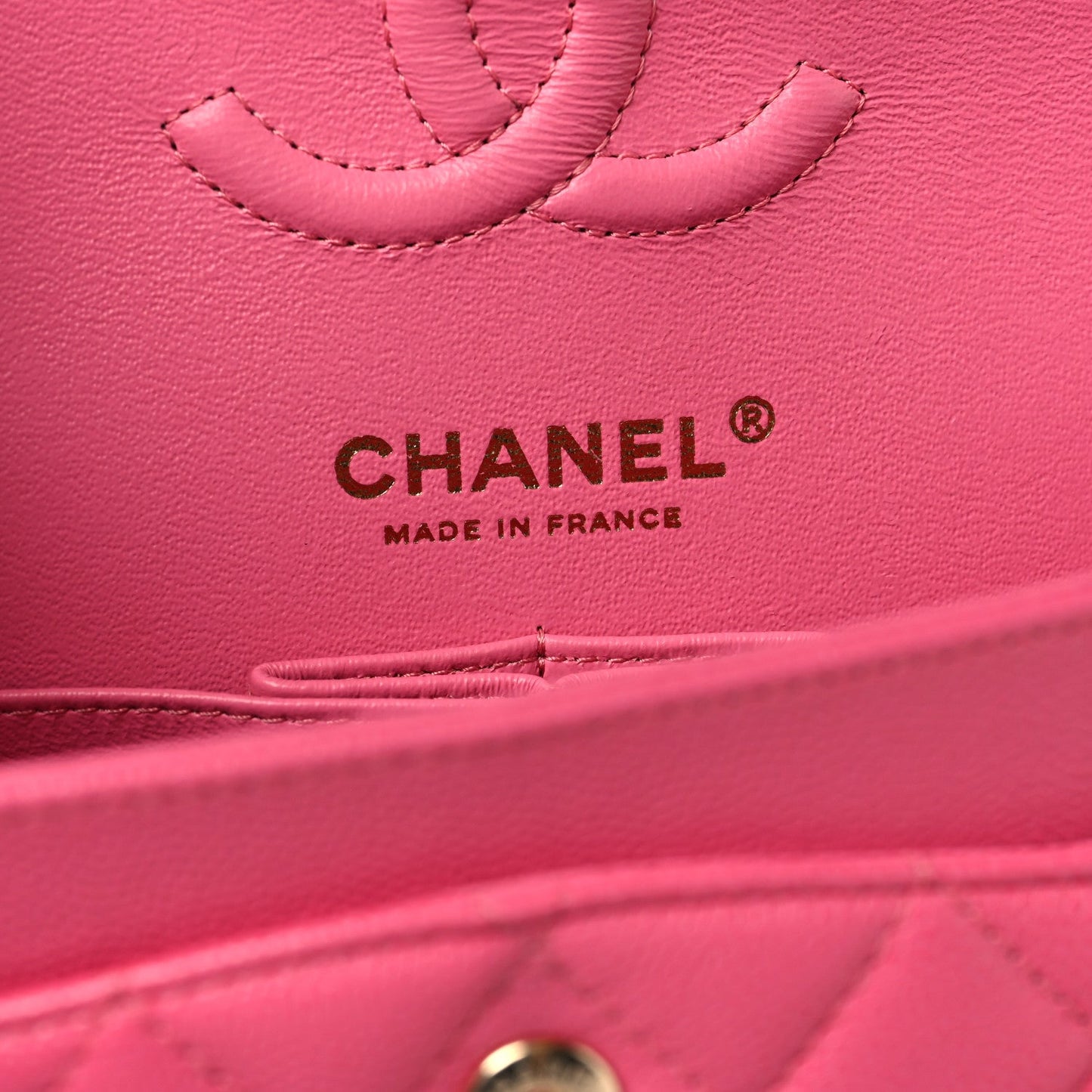 Caviar Quilted Small Double Flap Pink