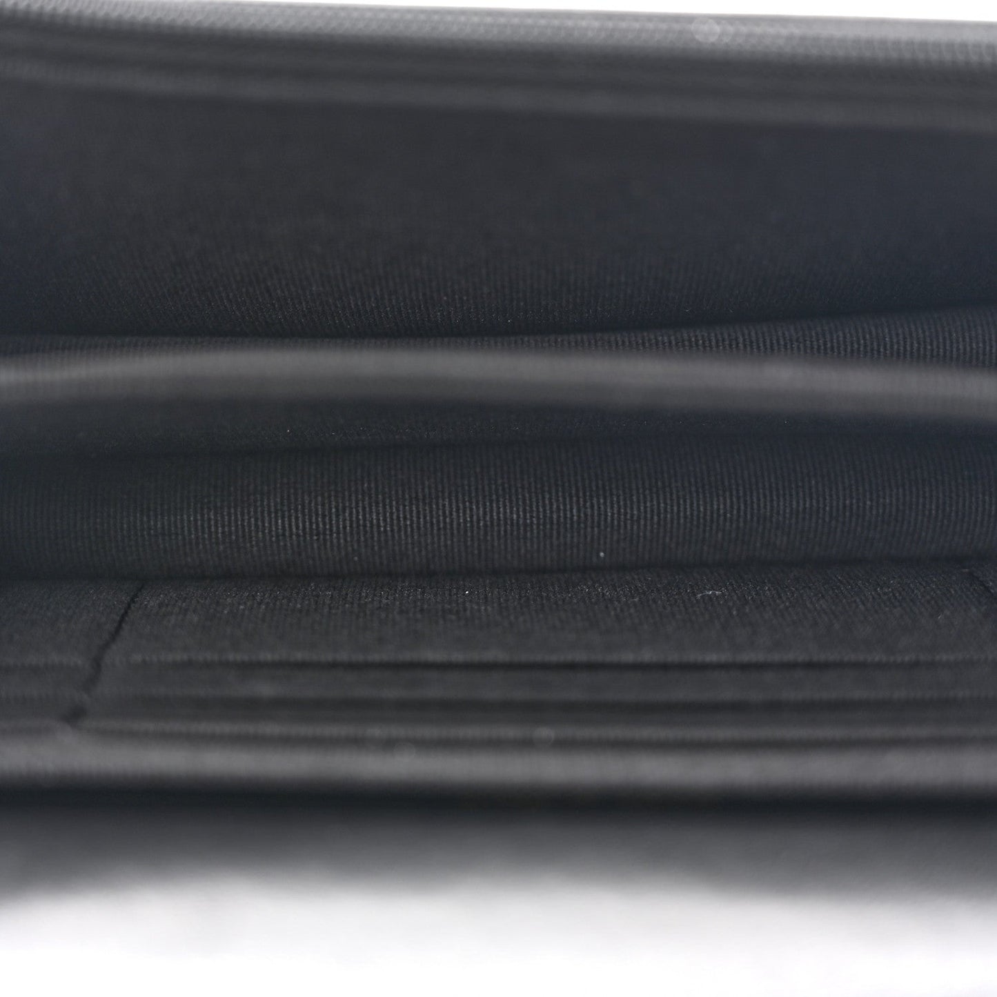 Lambskin Resin Quilted Mini Wallet On Chain WOC Black