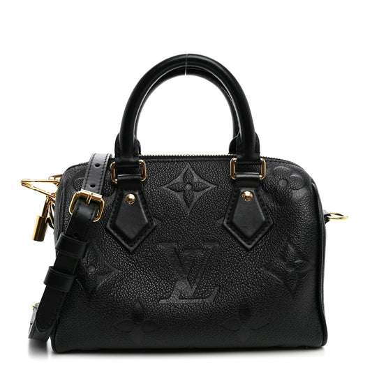 Empreinte Monogram Giant Speedy Bandouliere 20 Black