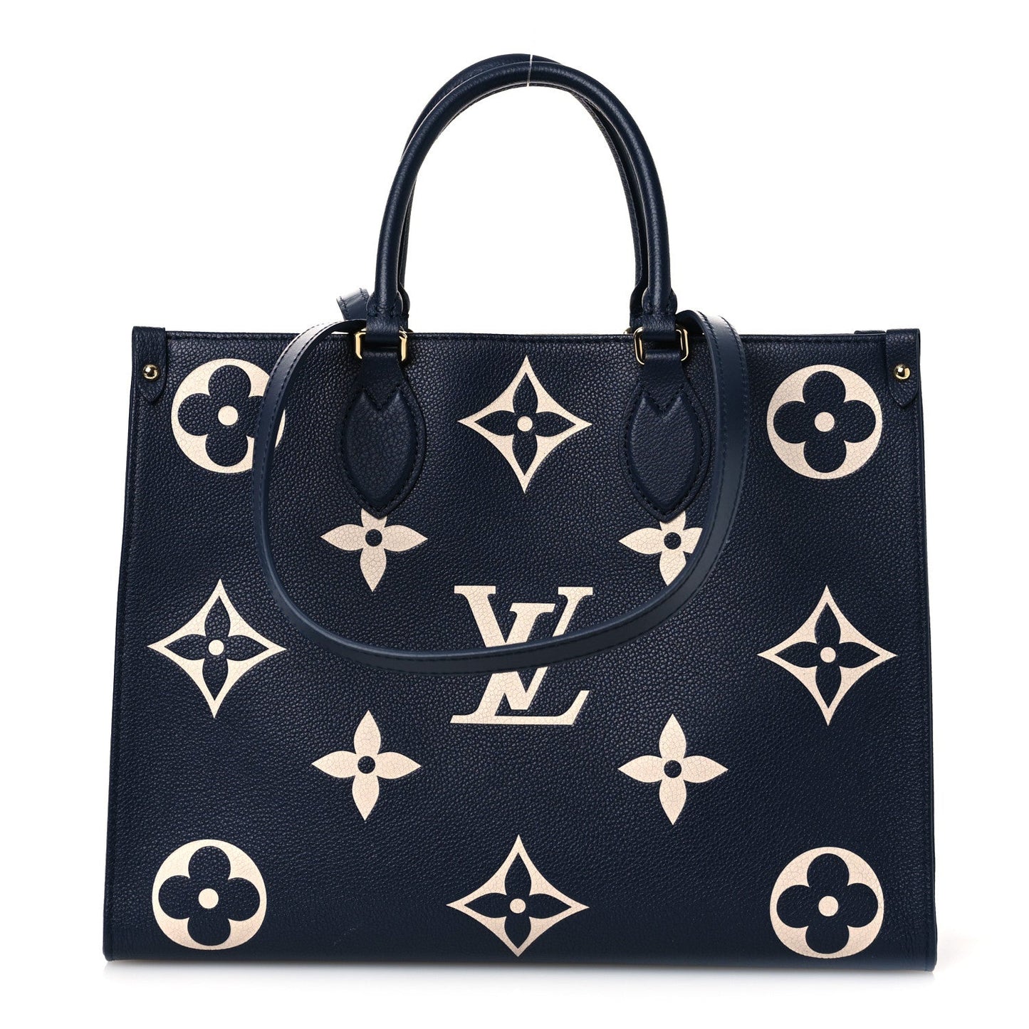 Empreinte Monogram Giant Onthego MM Navy Creme