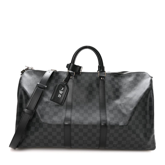 Damier Graphite Keepall Bandouliere 55