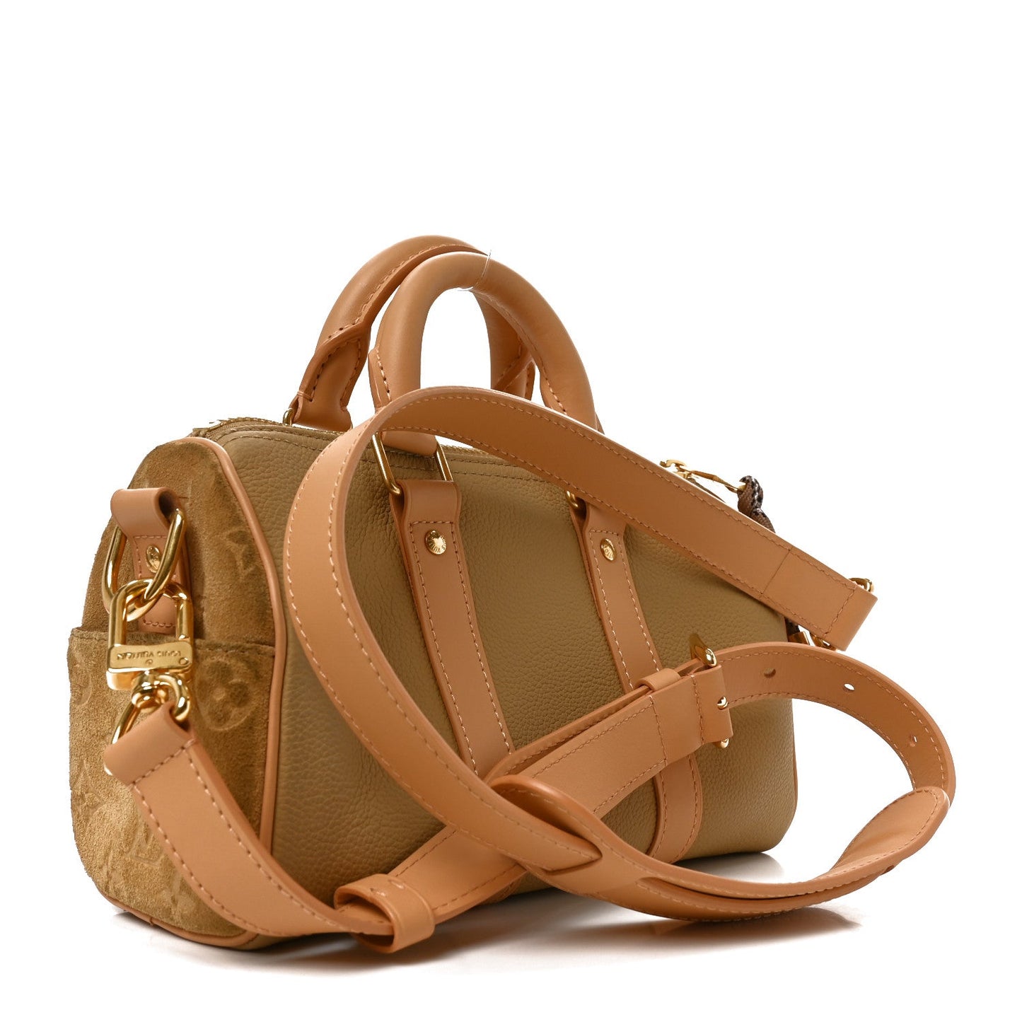 Taurillon Suede Monogram Cargo Keepall Bandouliere 25