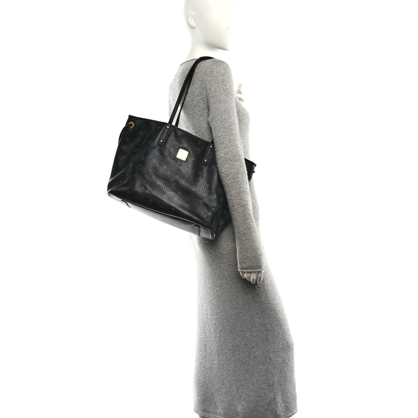 Medium Project Reversible Shopper Tote Black
