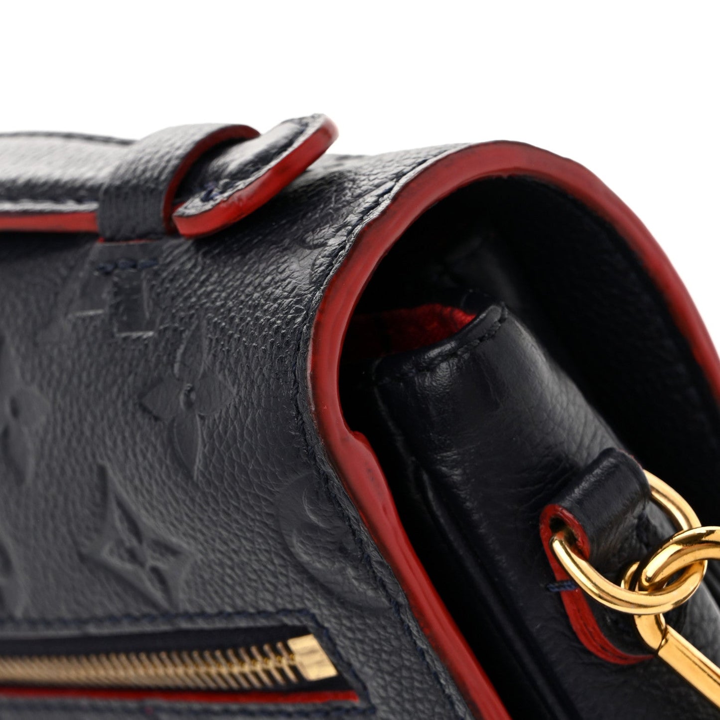 Empreinte Pochette Metis Marine Rouge