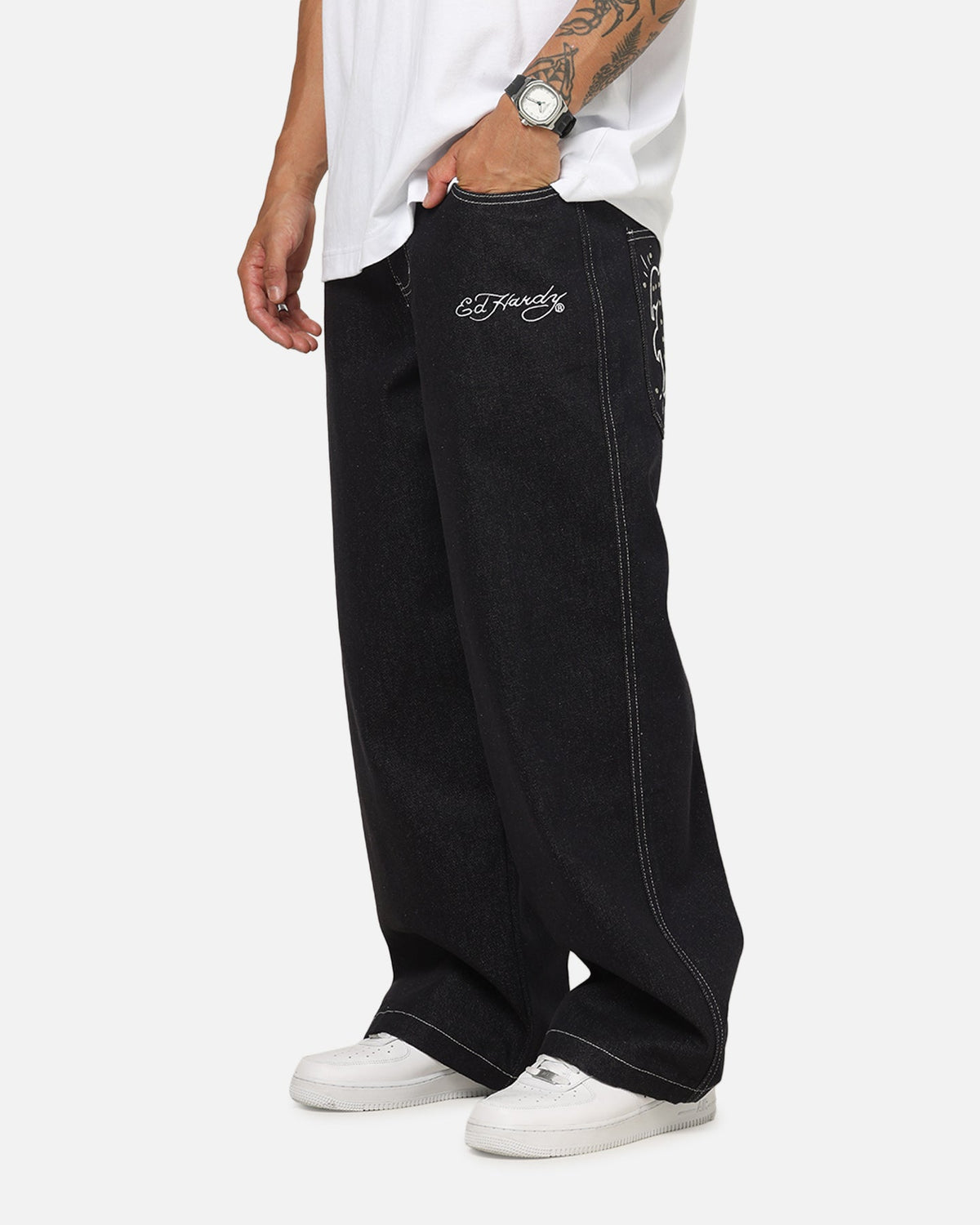 Ed Hardy Stellar Jeans Mid Blue