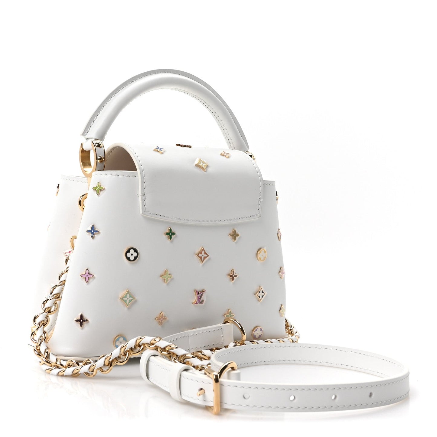LV X TM Cowhide Mini Capucines Multicolor