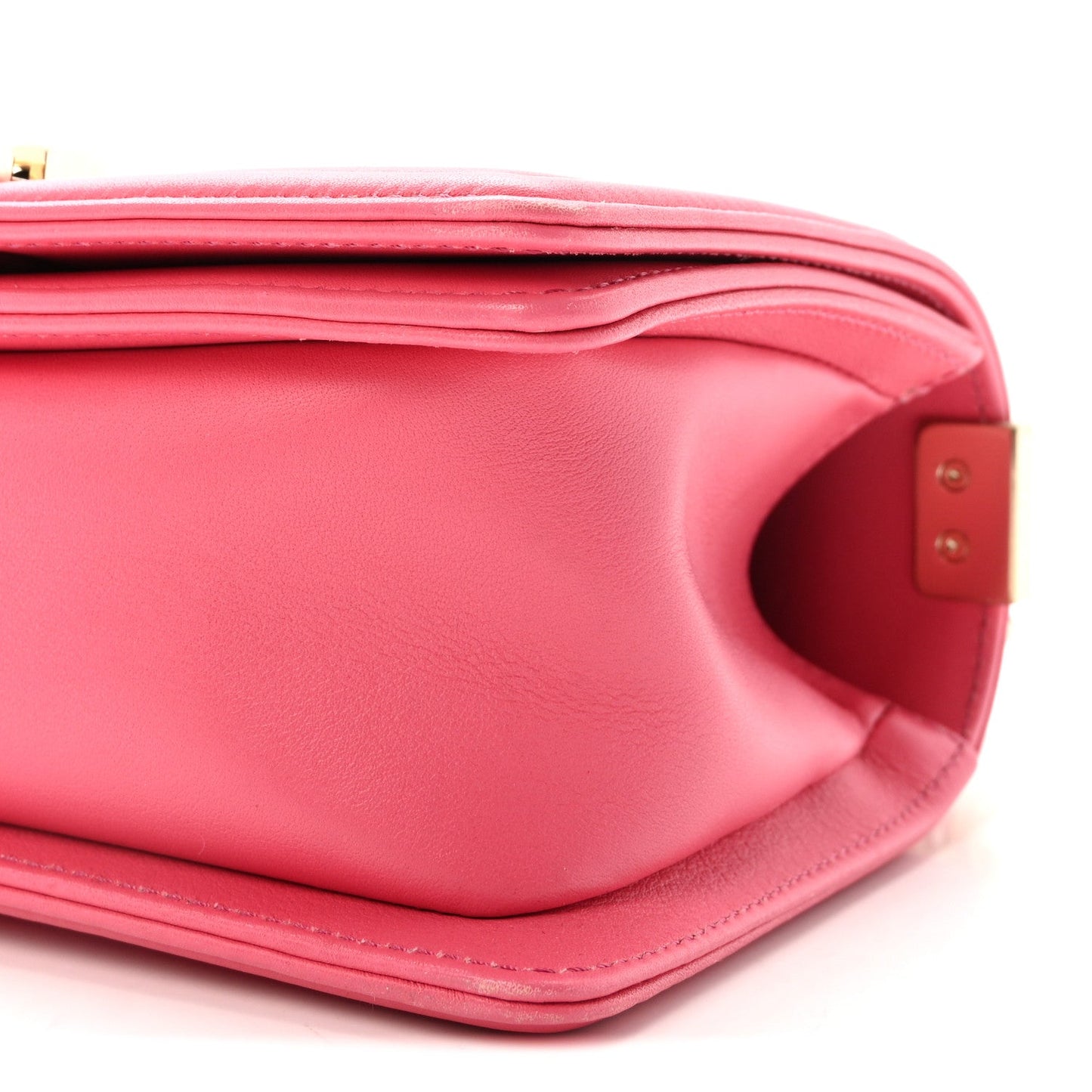 Snakeskin Small Boy Flap Pink