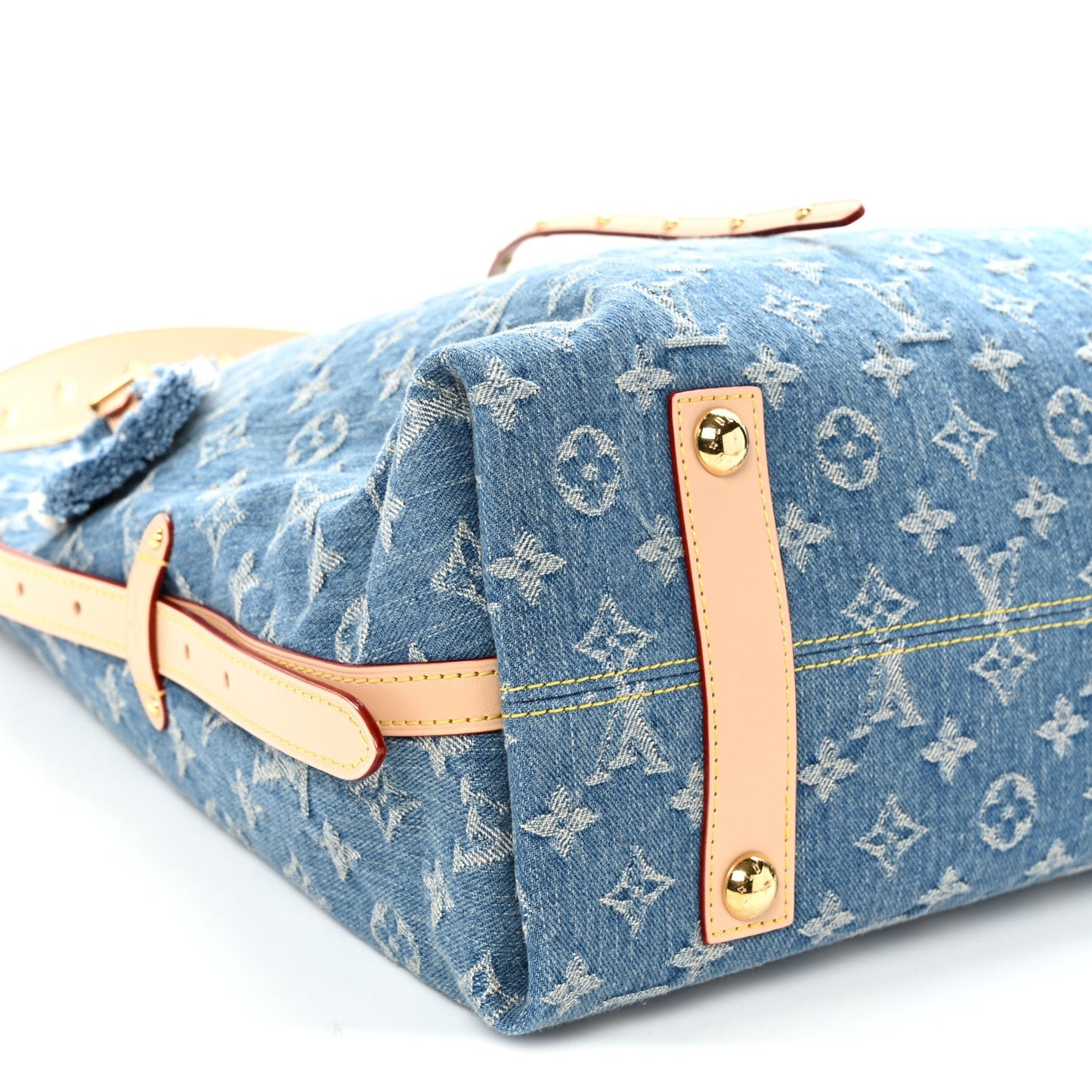Monogram Denim CarryAll MM Blue