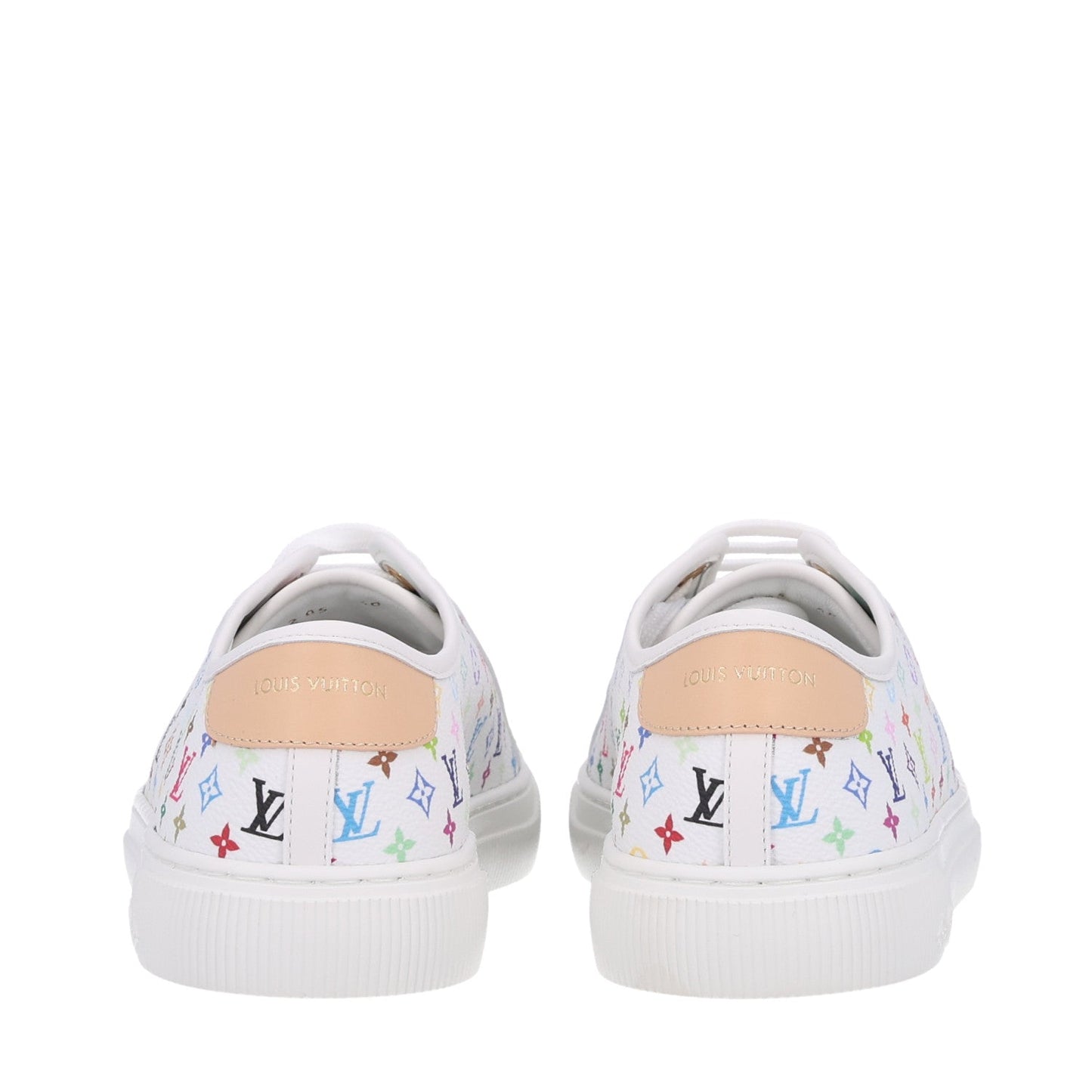 LV X TM Calfskin Monogram Multicolor Lagoon Sneakers 40 White