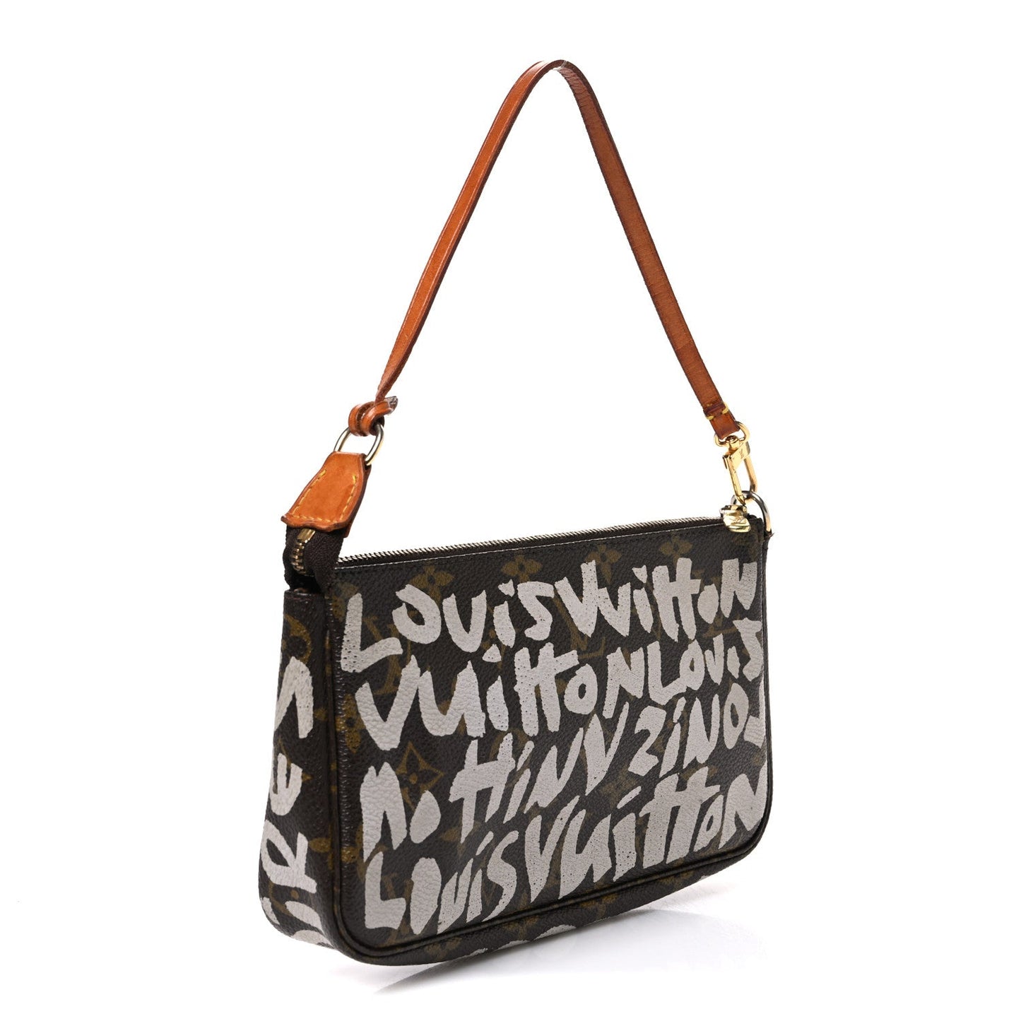 Monogram Graffiti Pochette Accessories Silver