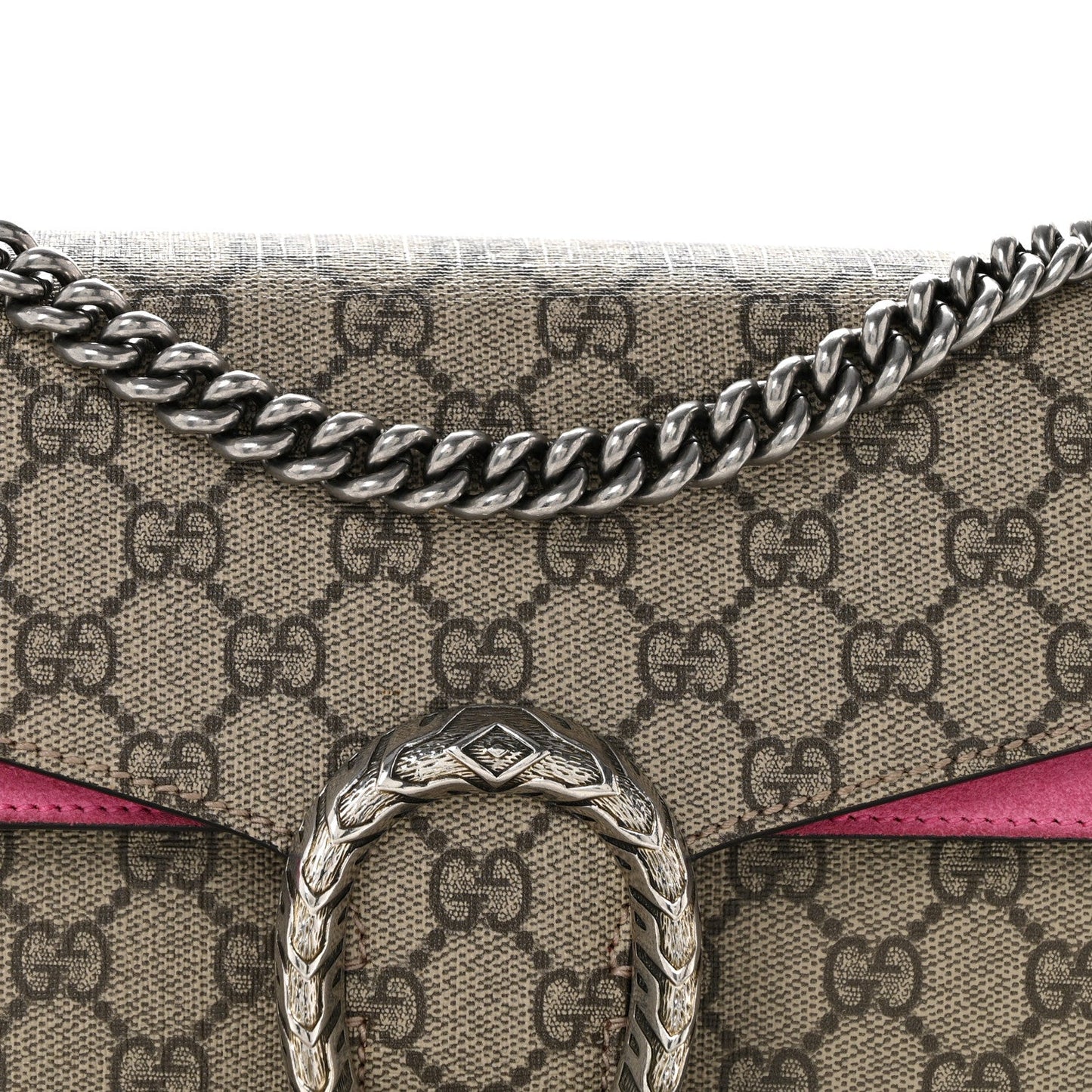 GG Supreme Monogram Small Dionysus Shoulder Bag Pink